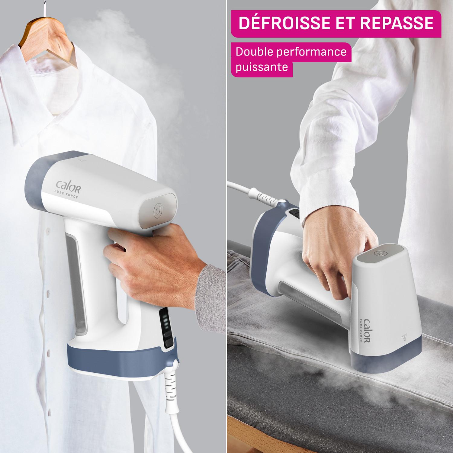 Voir la diapositive 2 : CALOR Défroisseur à main DT8722 - Bleu