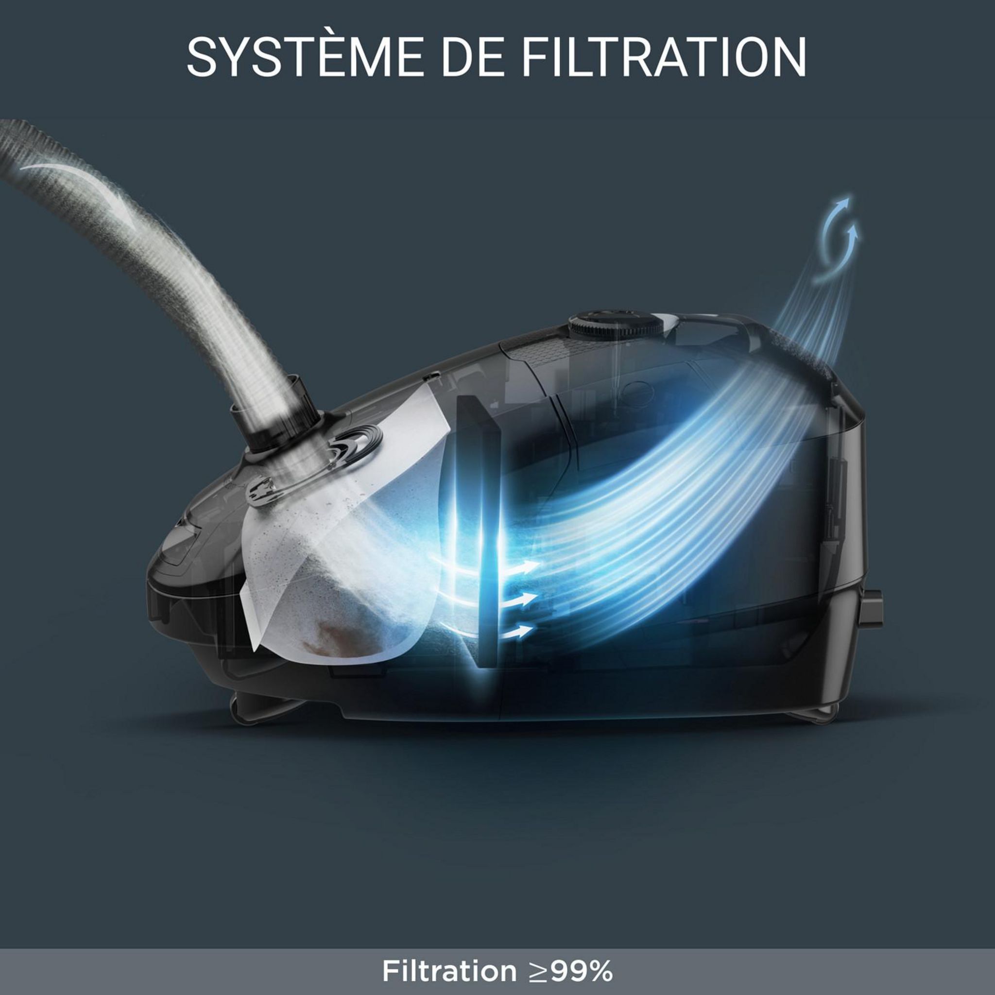 Voir la diapositive 5 : ROWENTA Aspirateur traîneau RO3134EA - Rouge