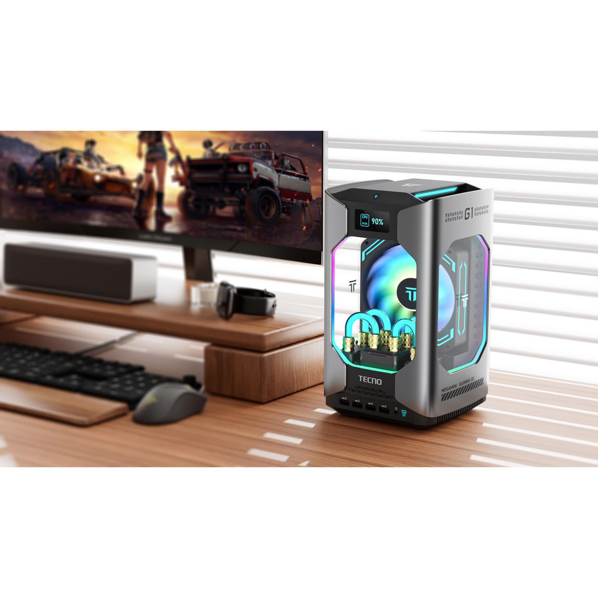 Unite Centrale Gamer Tecno Mega Mini Gaming G1 I7