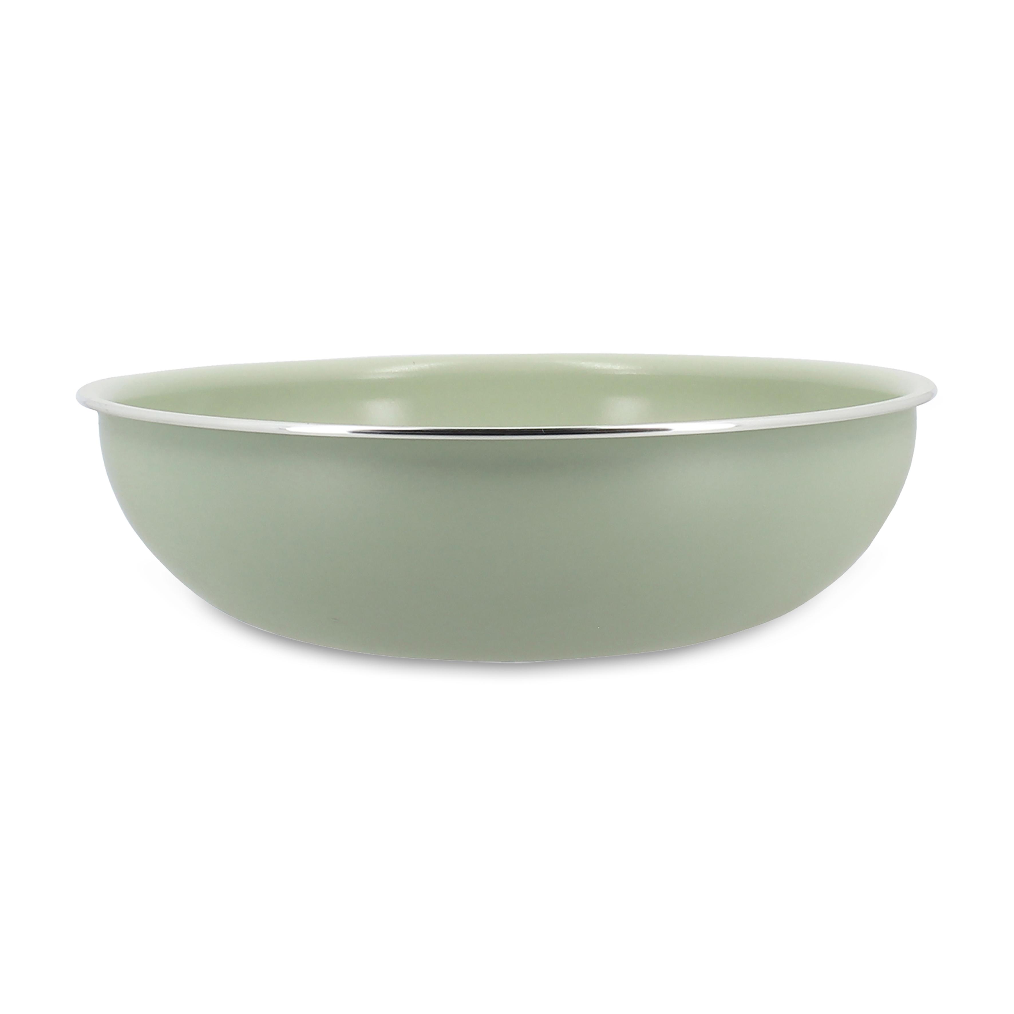 Wok en aluminium 28cm vert