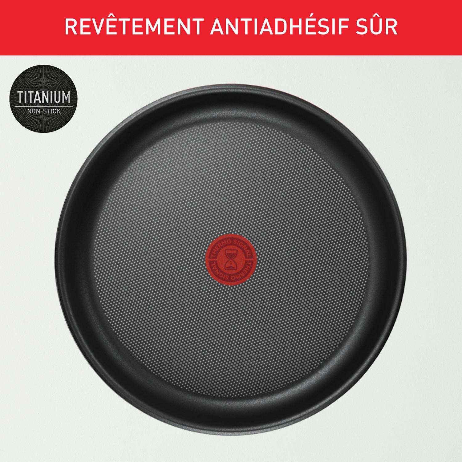 Voir la diapositive 4 : TEFAL Batterie de cuisine 9 Pièces Empilables Inox