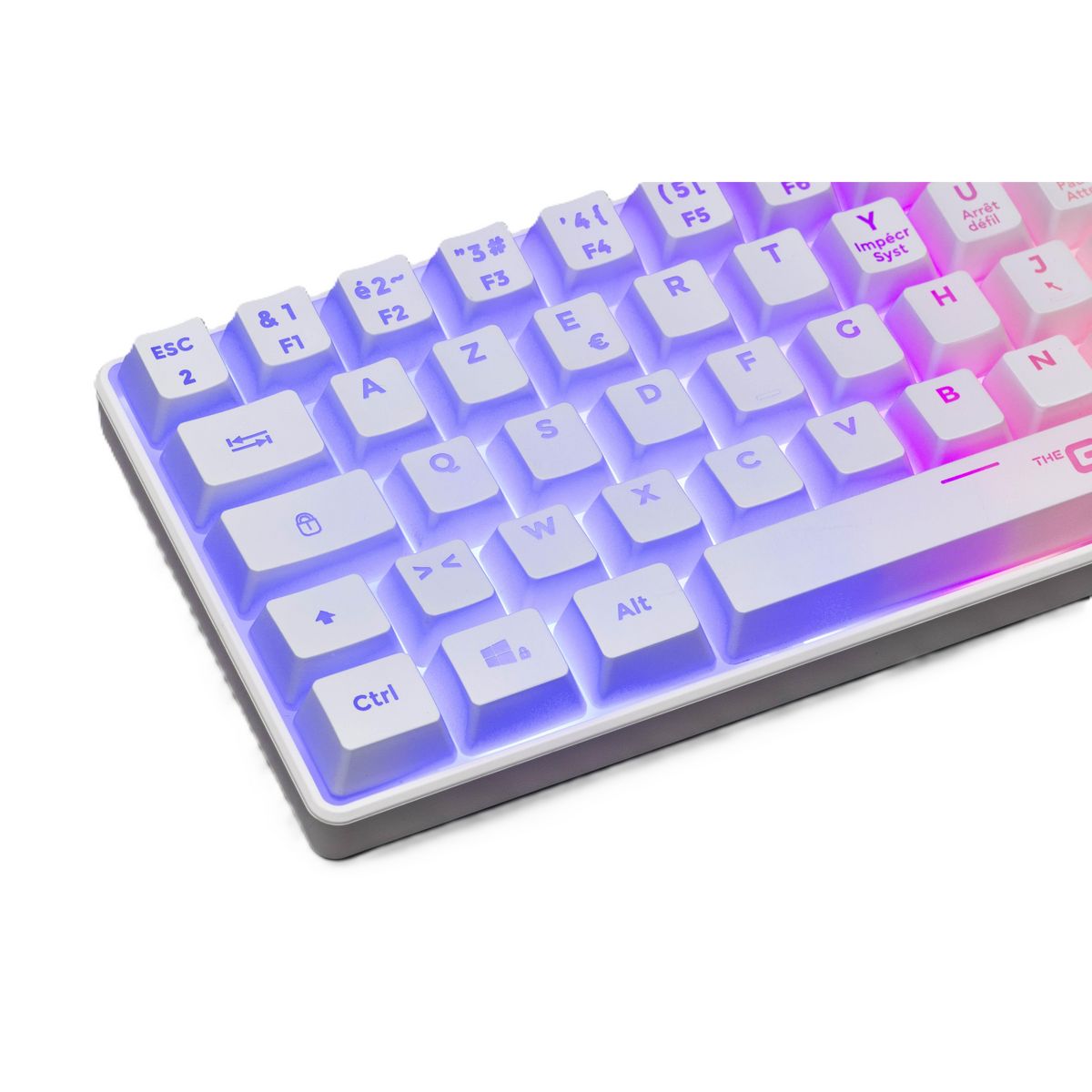 Pack Clavier GLAB Keyz Hydrogen - Blanc