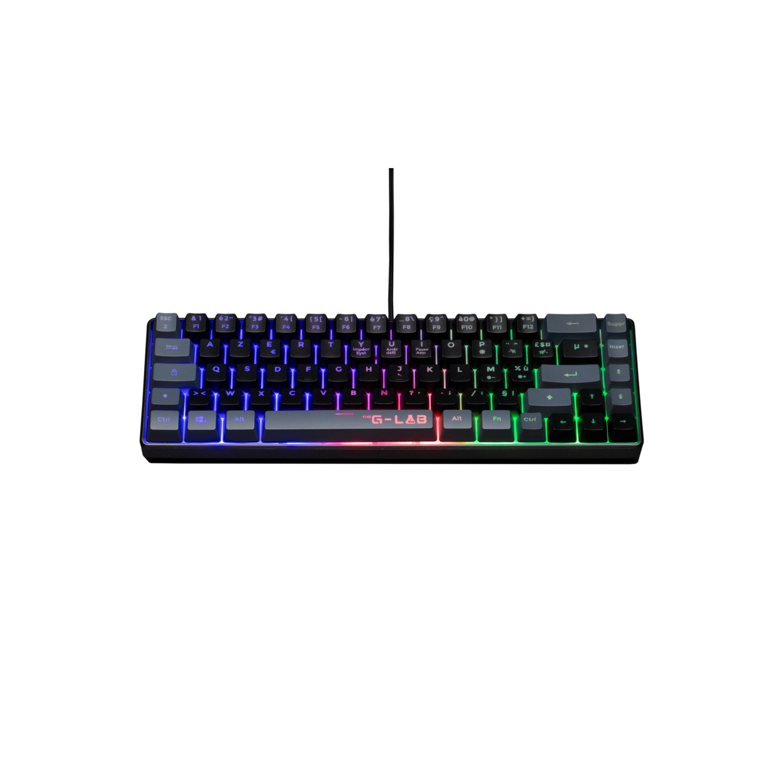 Voir la diapositive 2 : Pack Clavier GLAB Keyz Hydro - Noir