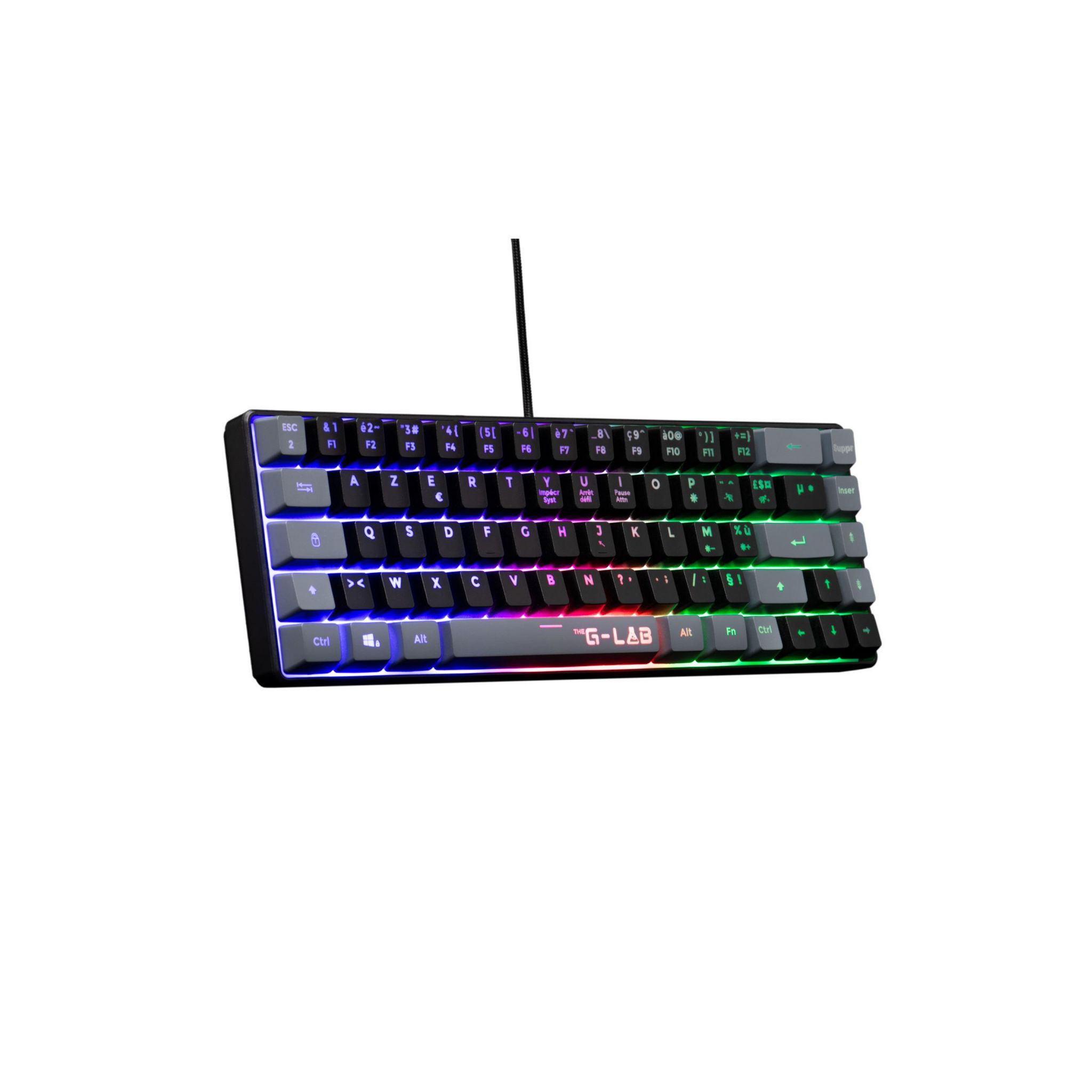 Voir la diapositive 3 : Pack Clavier GLAB Keyz Hydro - Noir