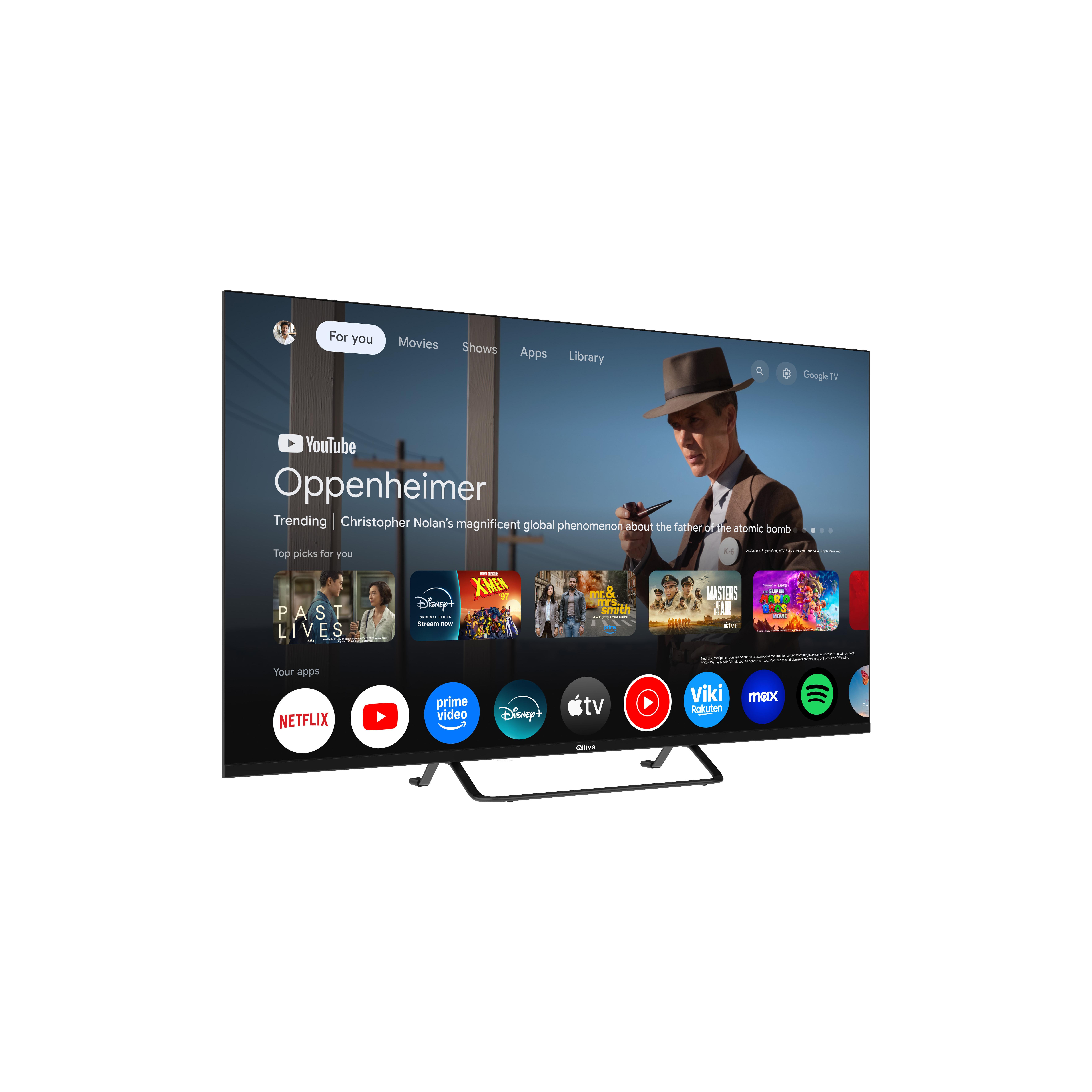 Voir la diapositive 3 : QILIVE TV Q43UG251B