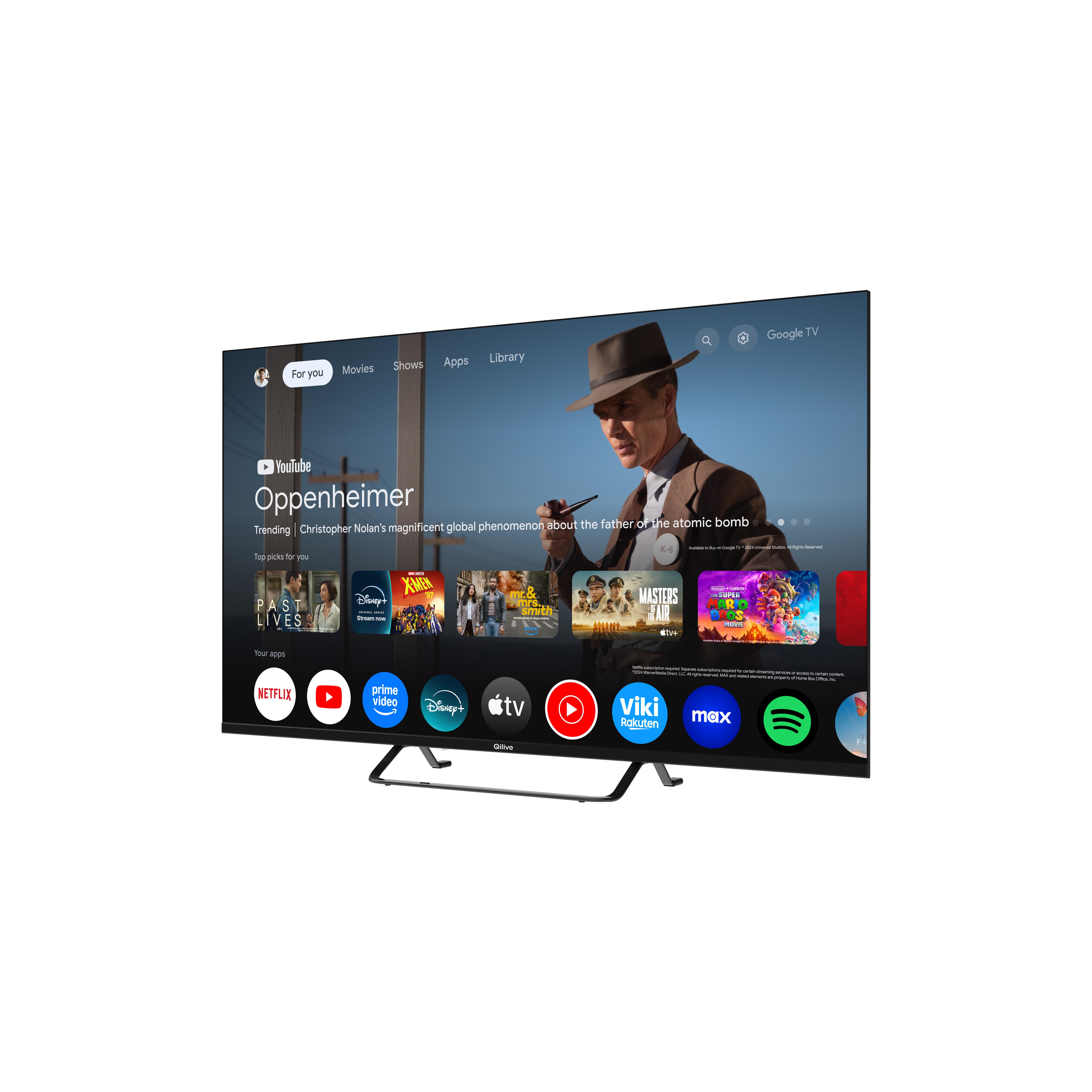 Voir la diapositive 4 : QILIVE TV Q43UG251B