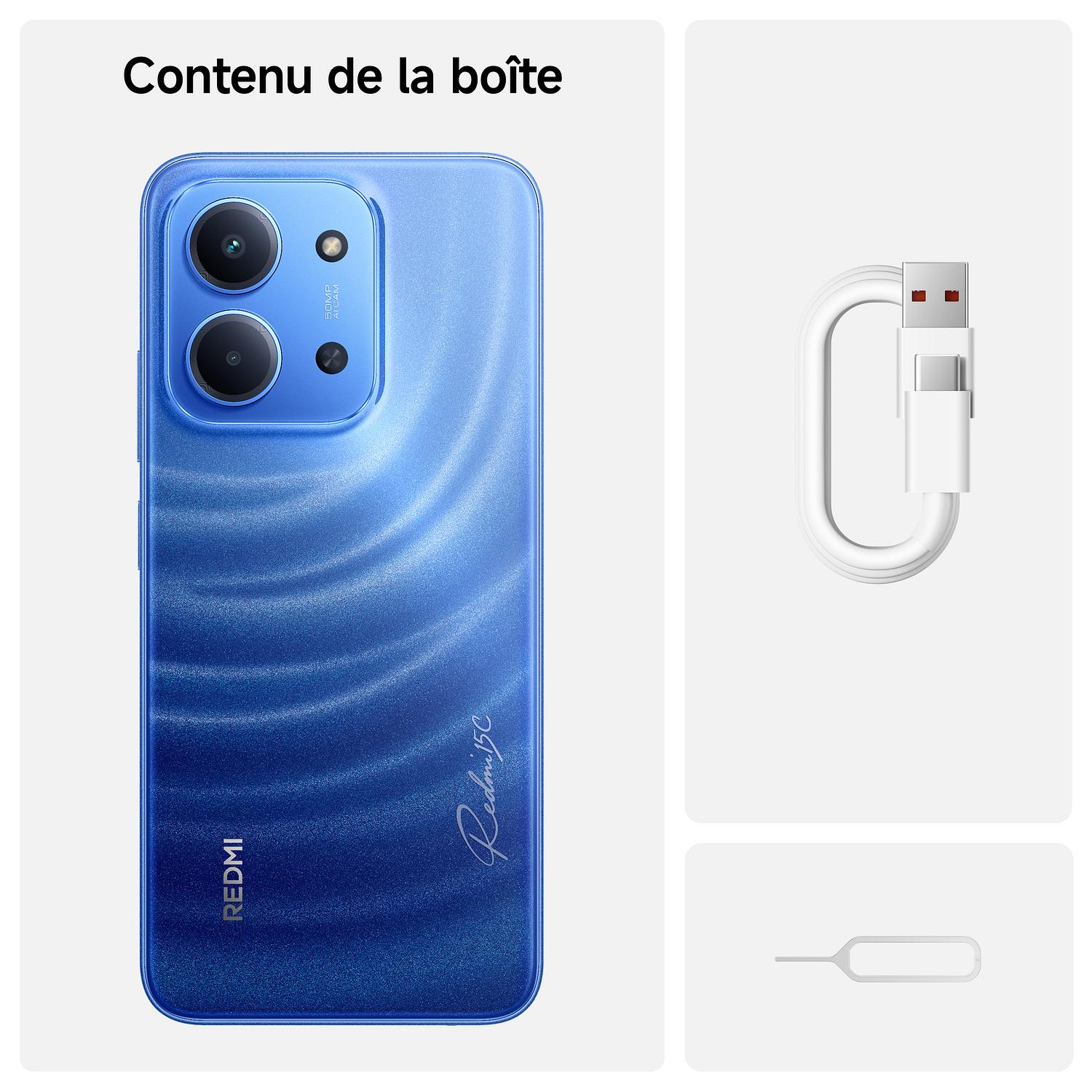 Voir la diapositive 5 : XIAOMI Redmi 15C 256Go - Bleu