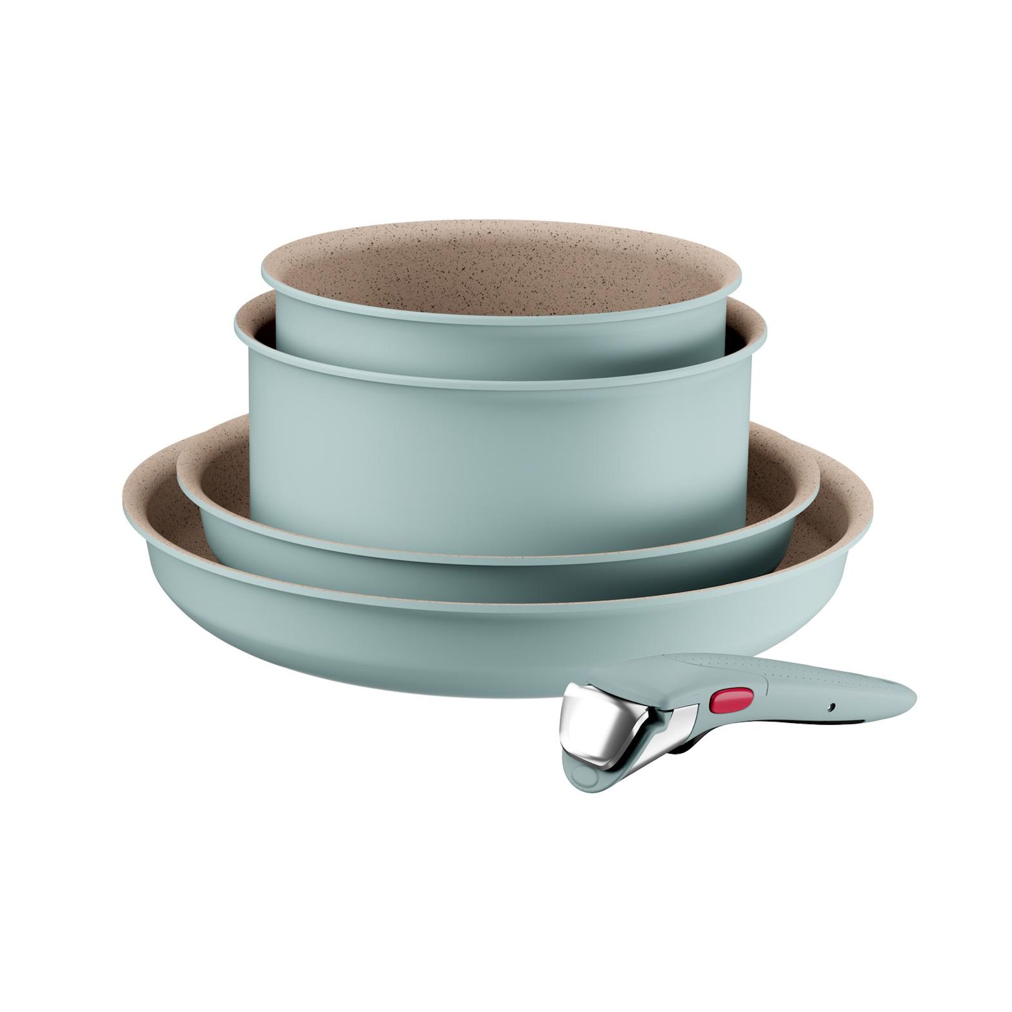 TEFAL Batterie de cuisine 5 pièces Harmony bleu