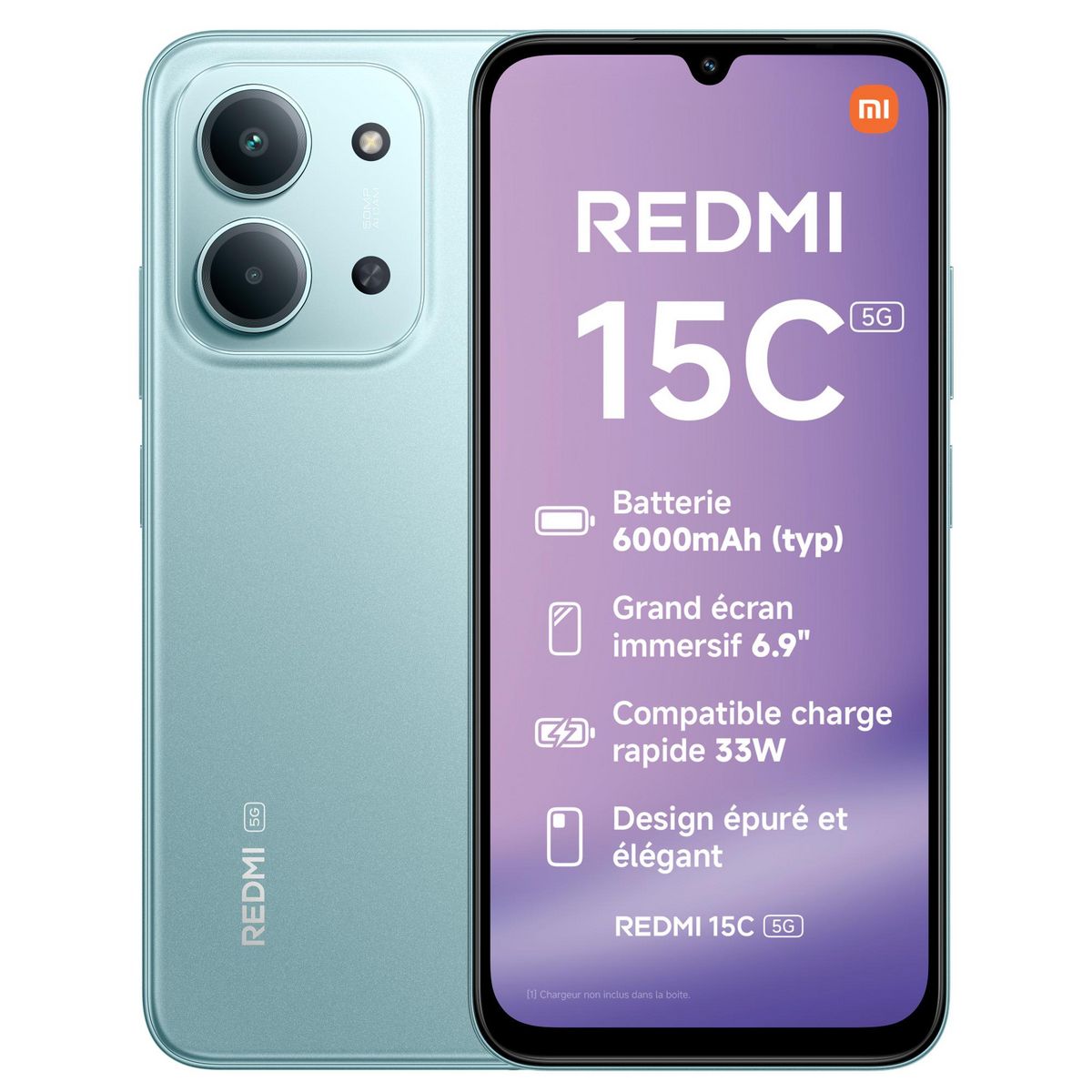 XIAOMI Redmi 15C 5G 256Go - Vert