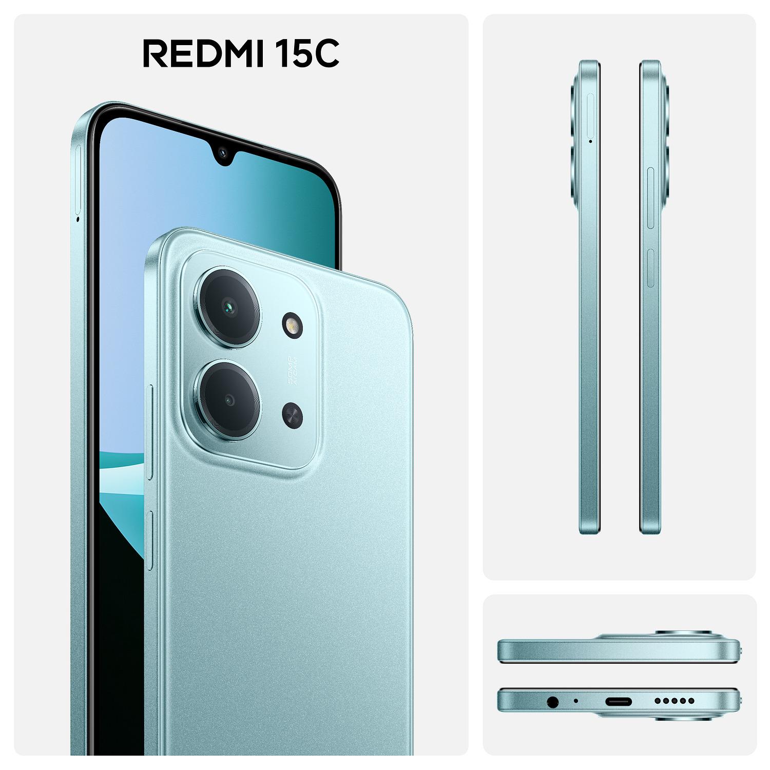Voir la diapositive 2 : XIAOMI Redmi 15C 128Go - Vert
