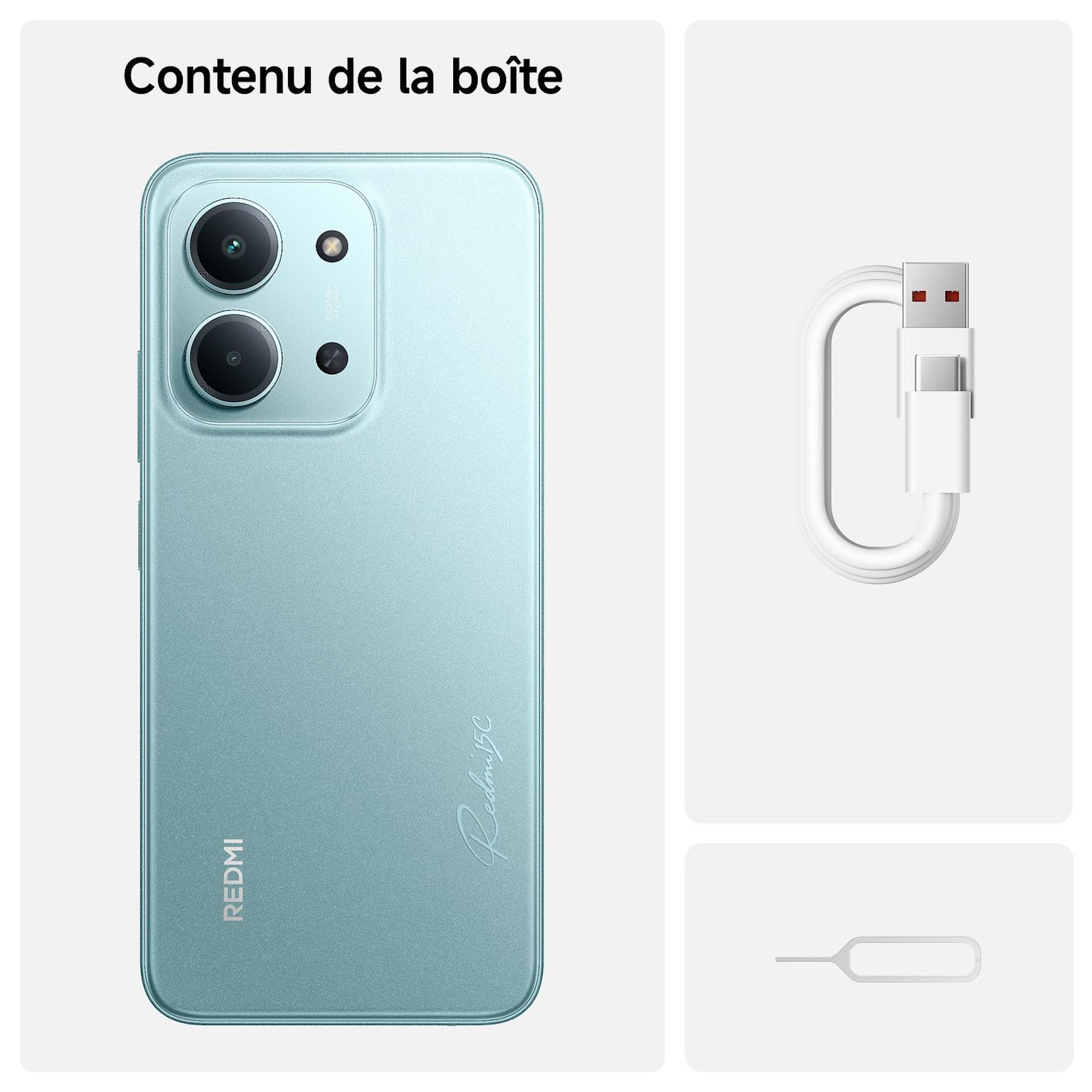 Voir la diapositive 5 : XIAOMI Redmi 15C 128Go - Vert