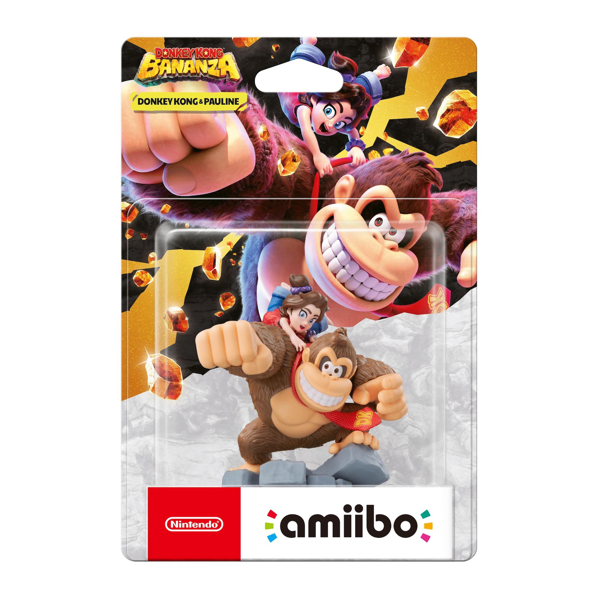 NINTENDO Figurine Amiibo Donkey Kong & Pauline - Donkey Kong Bananza