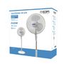 Voir la diapositive 4 : FORTUS Ventilateur sur pied 33510 - Blanc