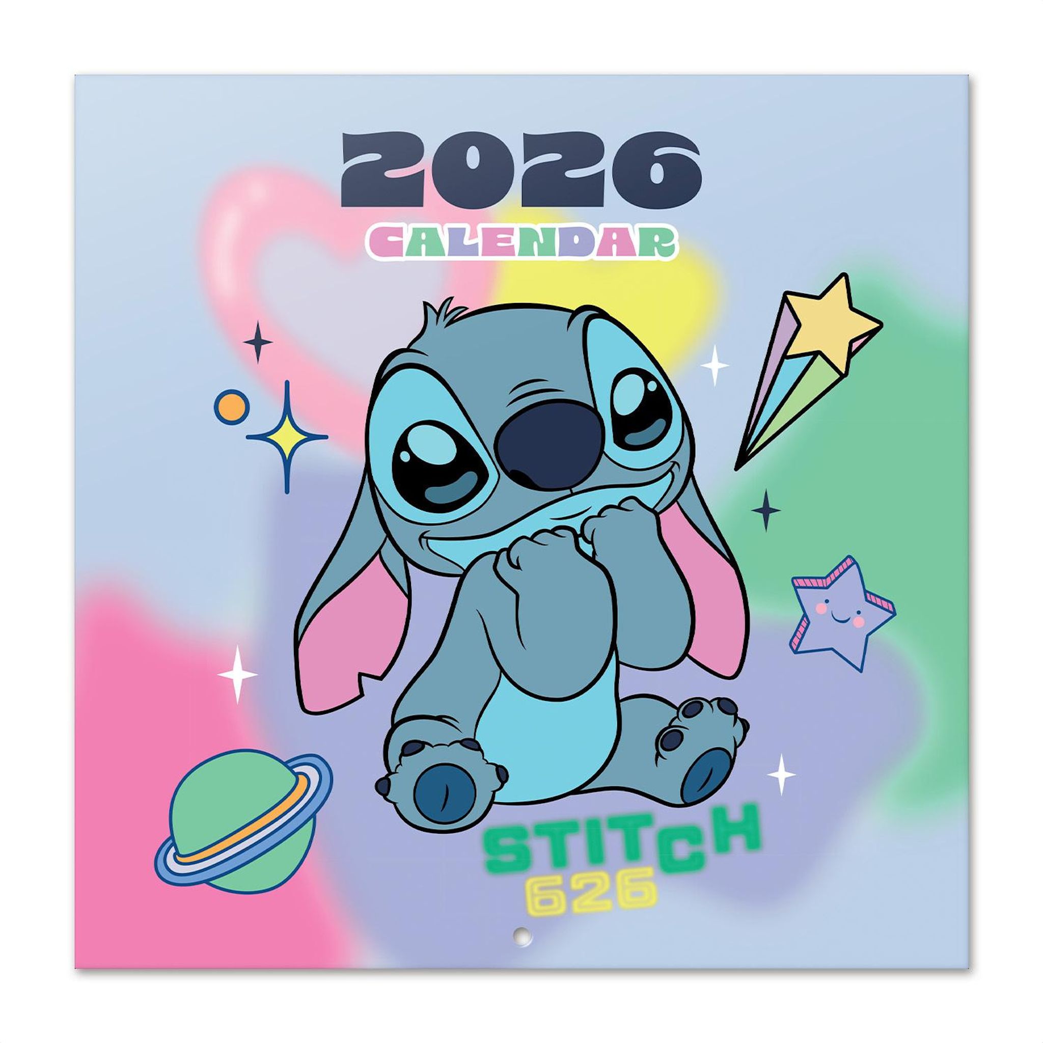 GRUPO ERIK Calendrier 2026 30x30 cm Stitch Disney