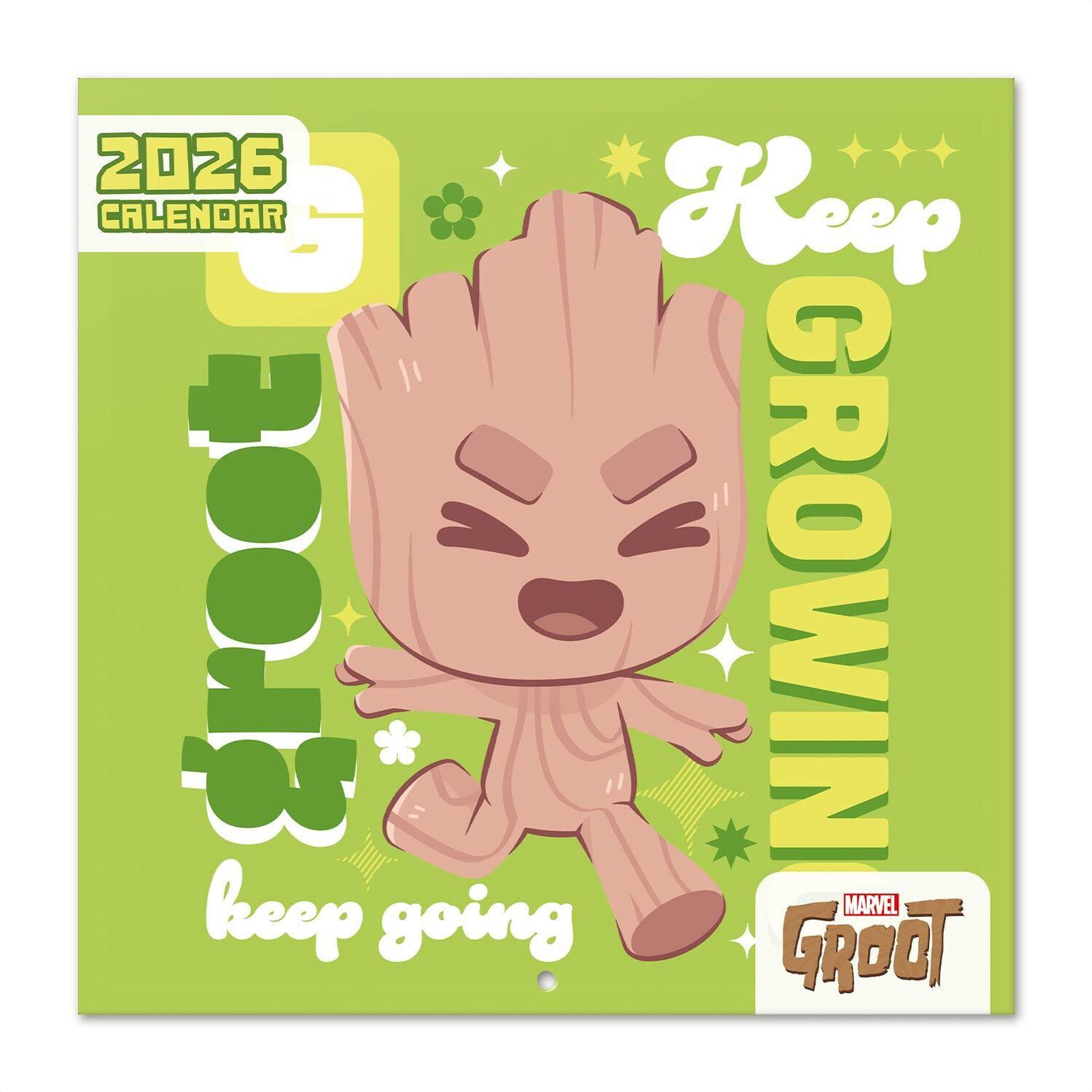 GRUPO ERIK Calendrier 2026 Groot 30 x 30 cm - Marvel
