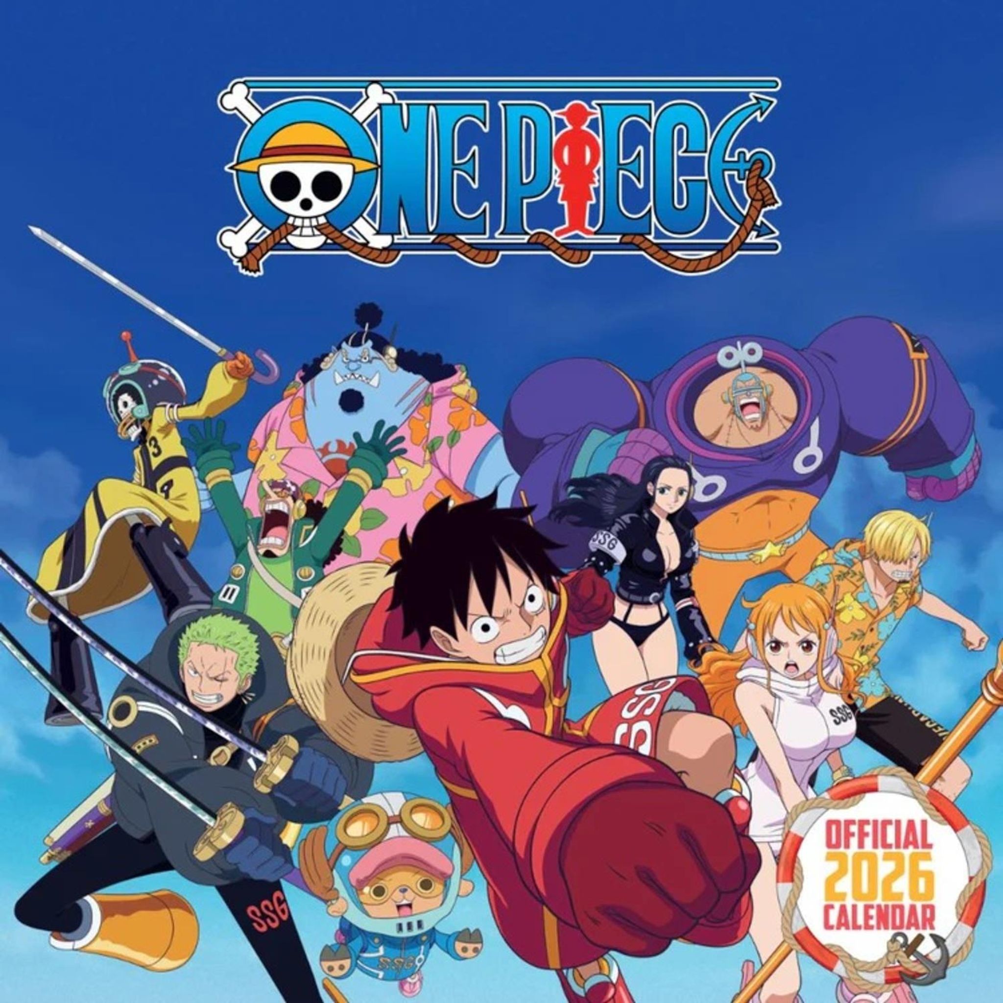 GRUPO ERIK Calendrier 2026 One Piece 30x30 cm