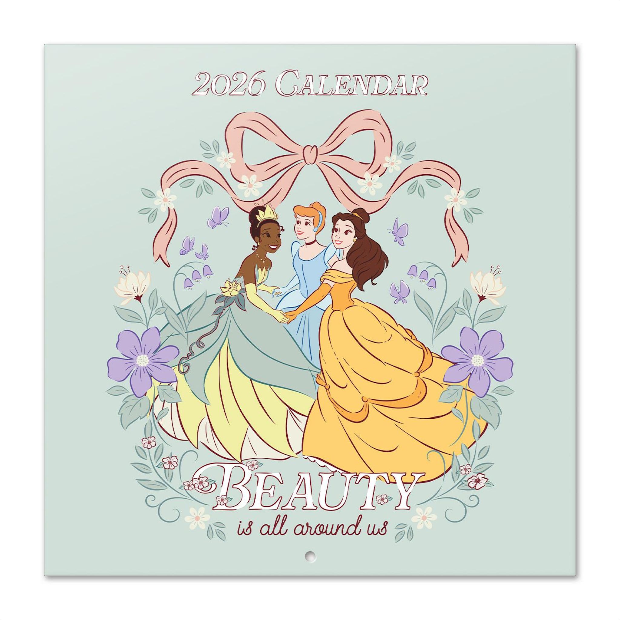 GRUPO ERIK Calendrier 2026 des Princesses 30x30cm Disney