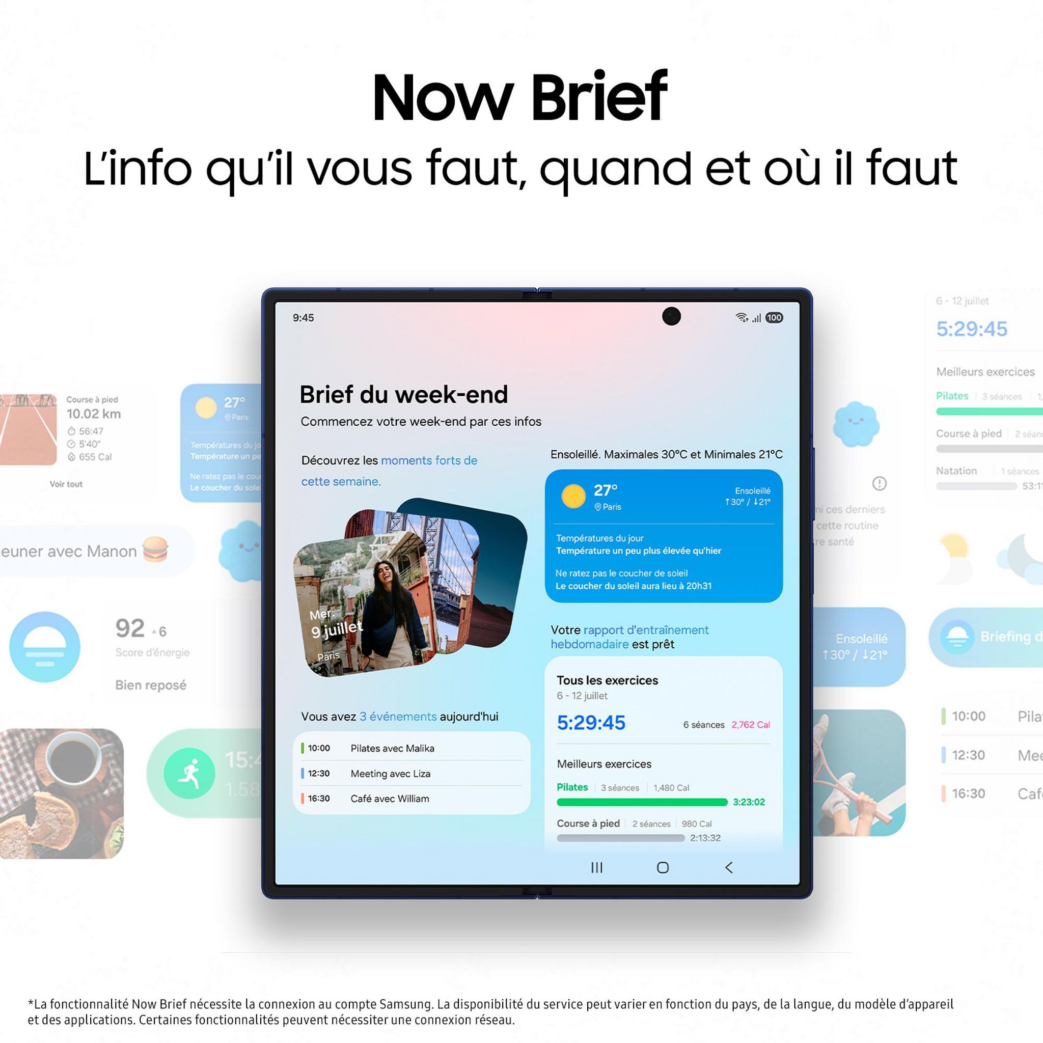 Voir la diapositive 10 : SAMSUNG Galaxy Z Fold7 256Go - Bleu