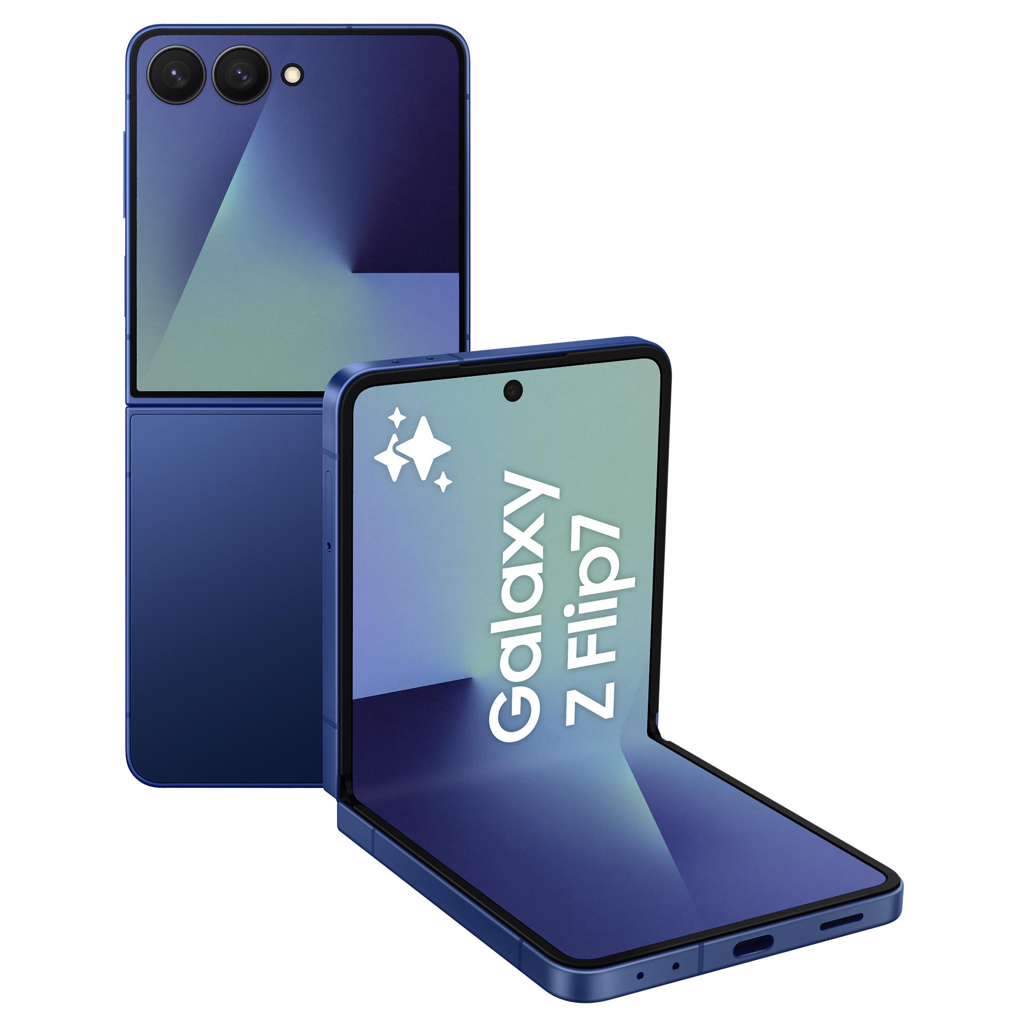 Voir la diapositive 2 : SAMSUNG Galaxy Z Flip7 256Go - Bleu