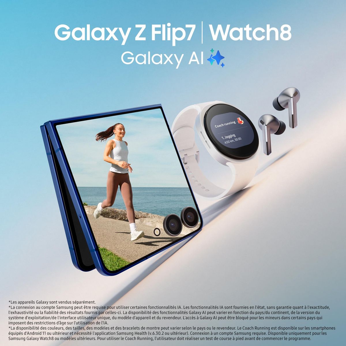 SAMSUNG Galaxy Z Flip7 256Go - Bleu