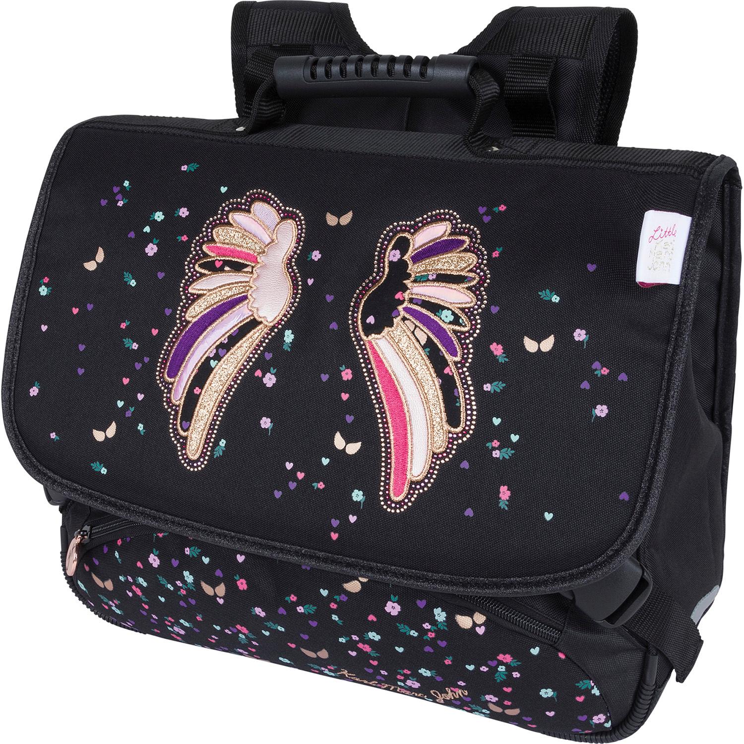 OBERTHUR Cartable 2 compartiments Little KMJ 38 cm - Noir
