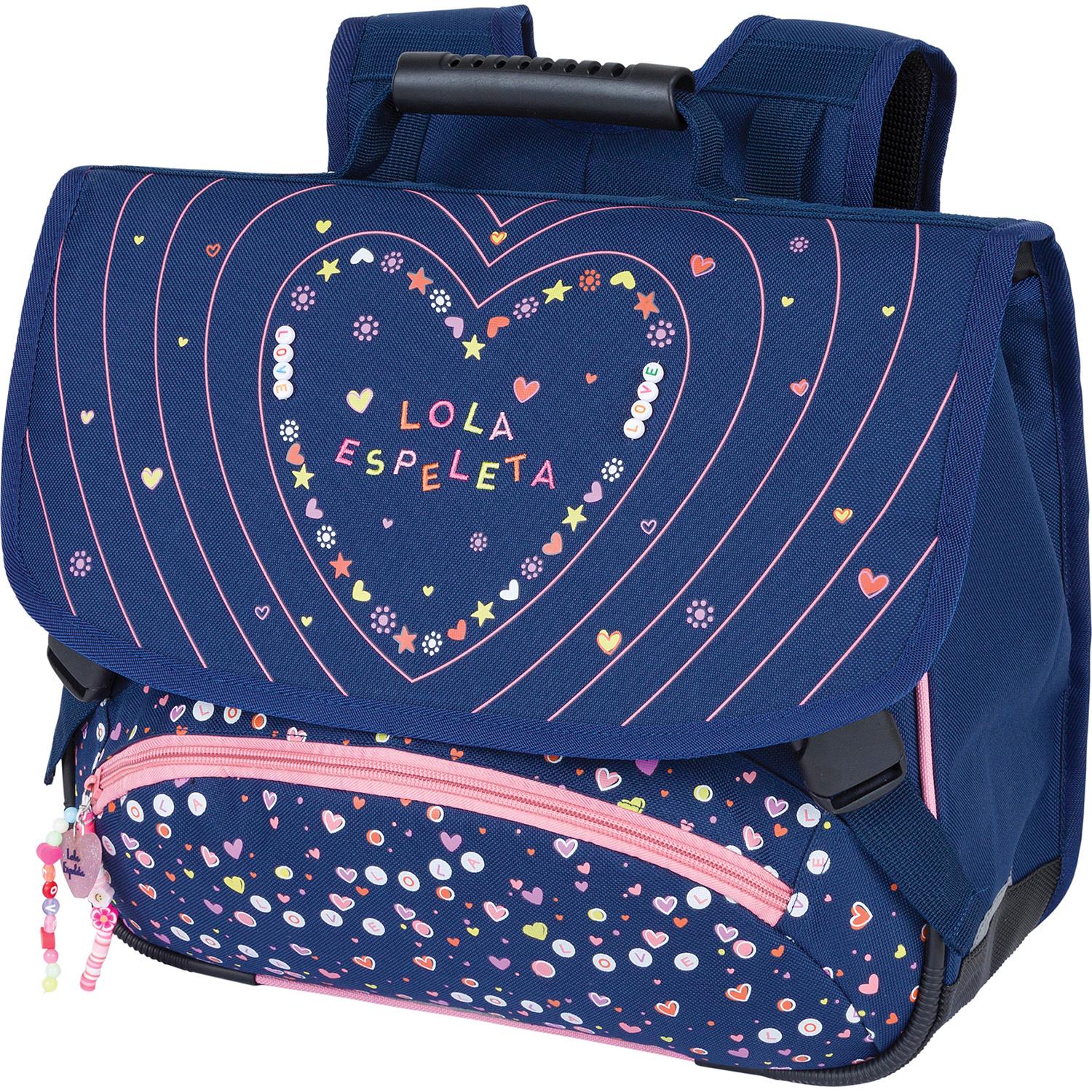 OBERTHUR Cartable 2 compartiments Lola Espeleta 38 cm - Marine
