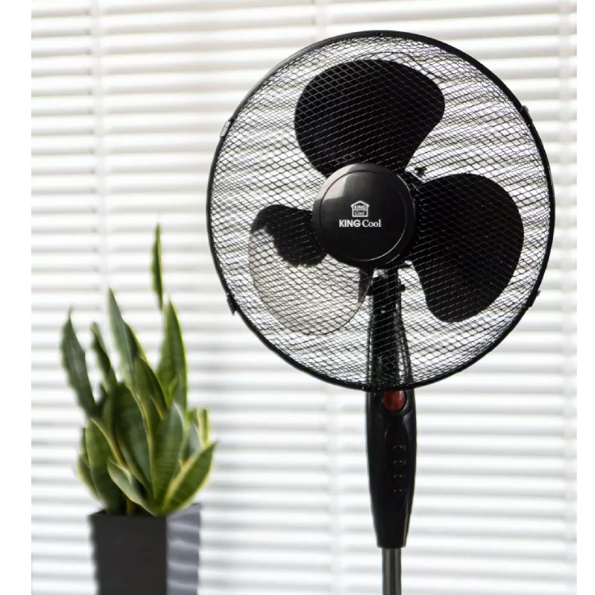 Voir la diapositive 3 : FORTUS Ventilateur sur pied KC 2125 - Noir