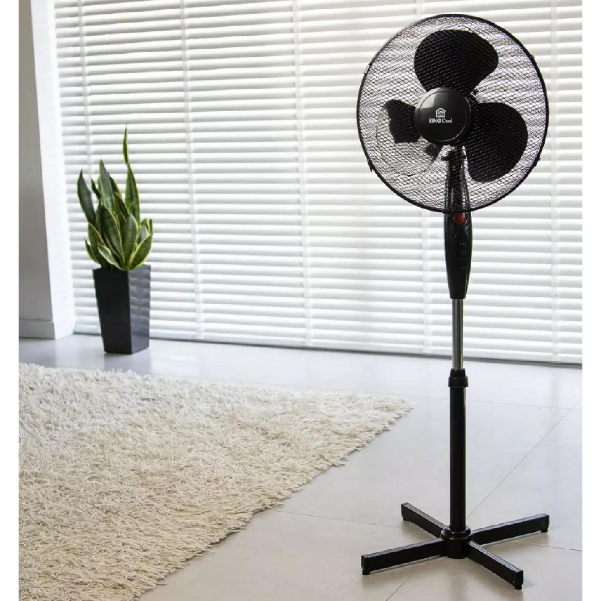 Voir la diapositive 4 : FORTUS Ventilateur sur pied KC 2125 - Noir