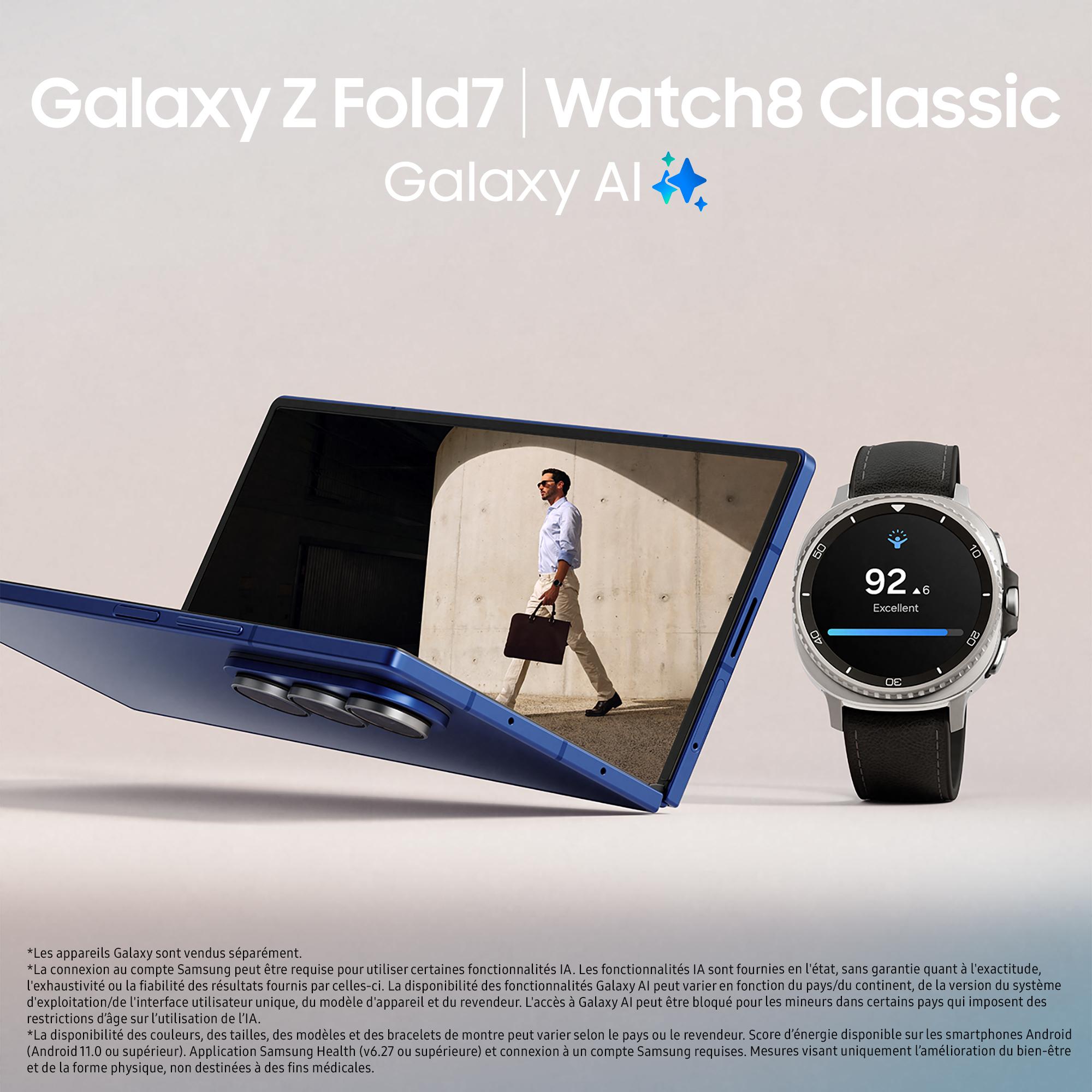 Voir la diapositive 8 : SAMSUNG Galaxy Z Fold7 512Go - Gris