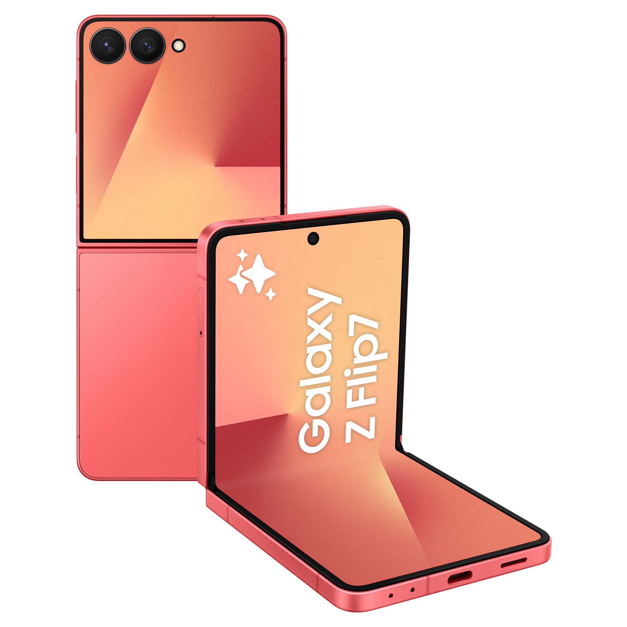 Voir la diapositive 2 : SAMSUNG Galaxy Z Flip7 512Go - Corail