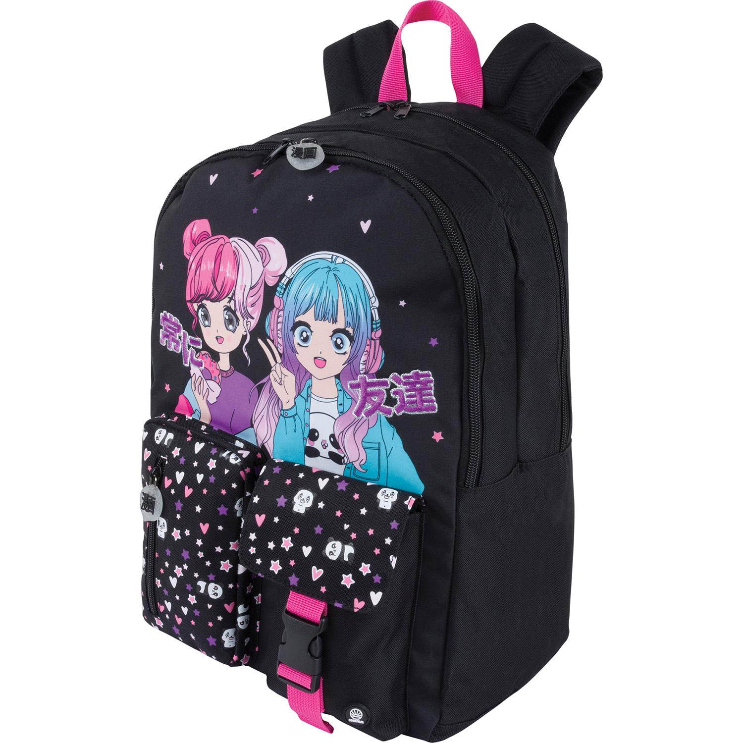 OBERTHUR Sac à Dos 2 compartiments Manga Girl
