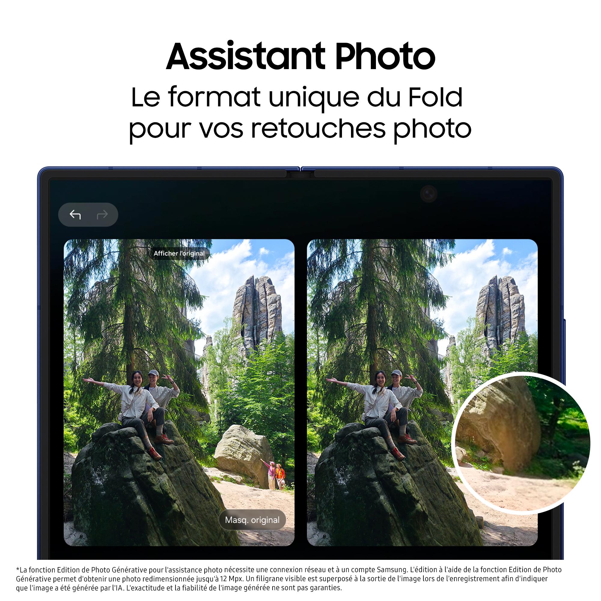 Voir la diapositive 7 : SAMSUNG Galaxy Z Fold7 512Go - Noir