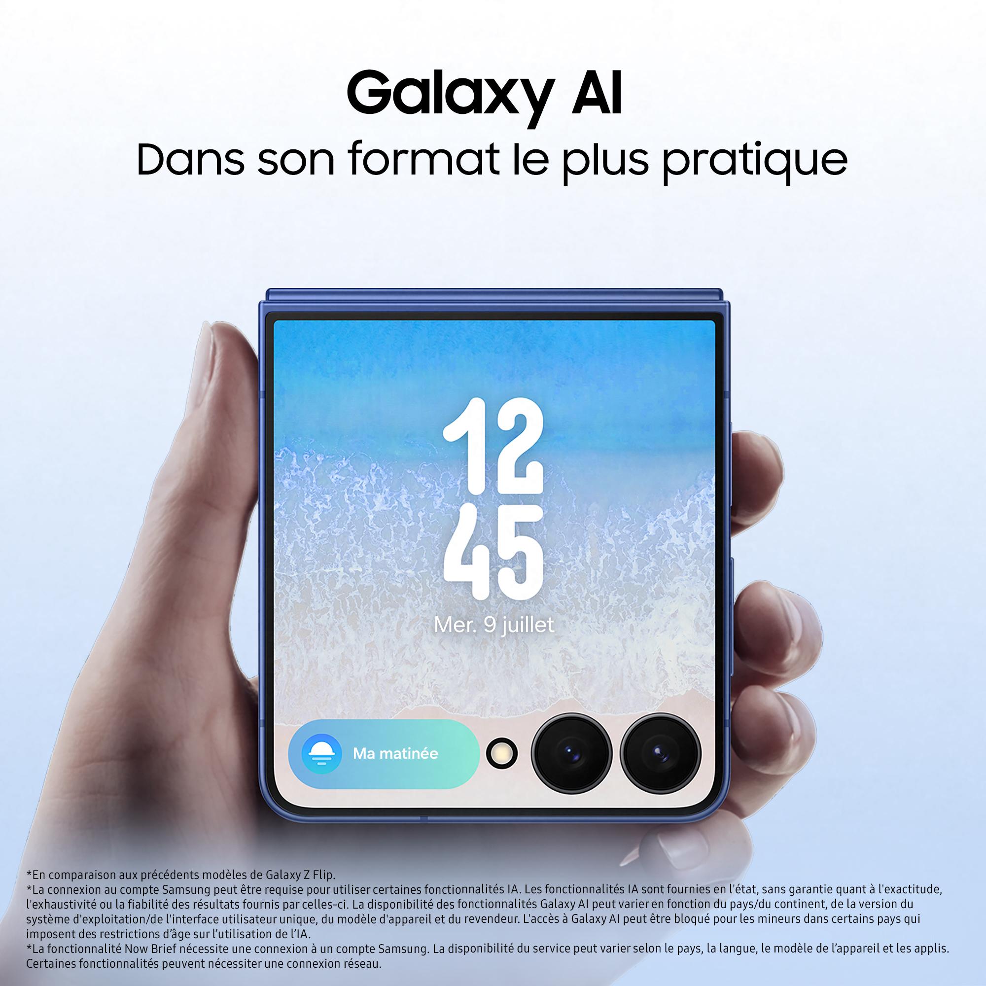 Voir la diapositive 6 : SAMSUNG Galaxy Z Flip7 512Go - Noir