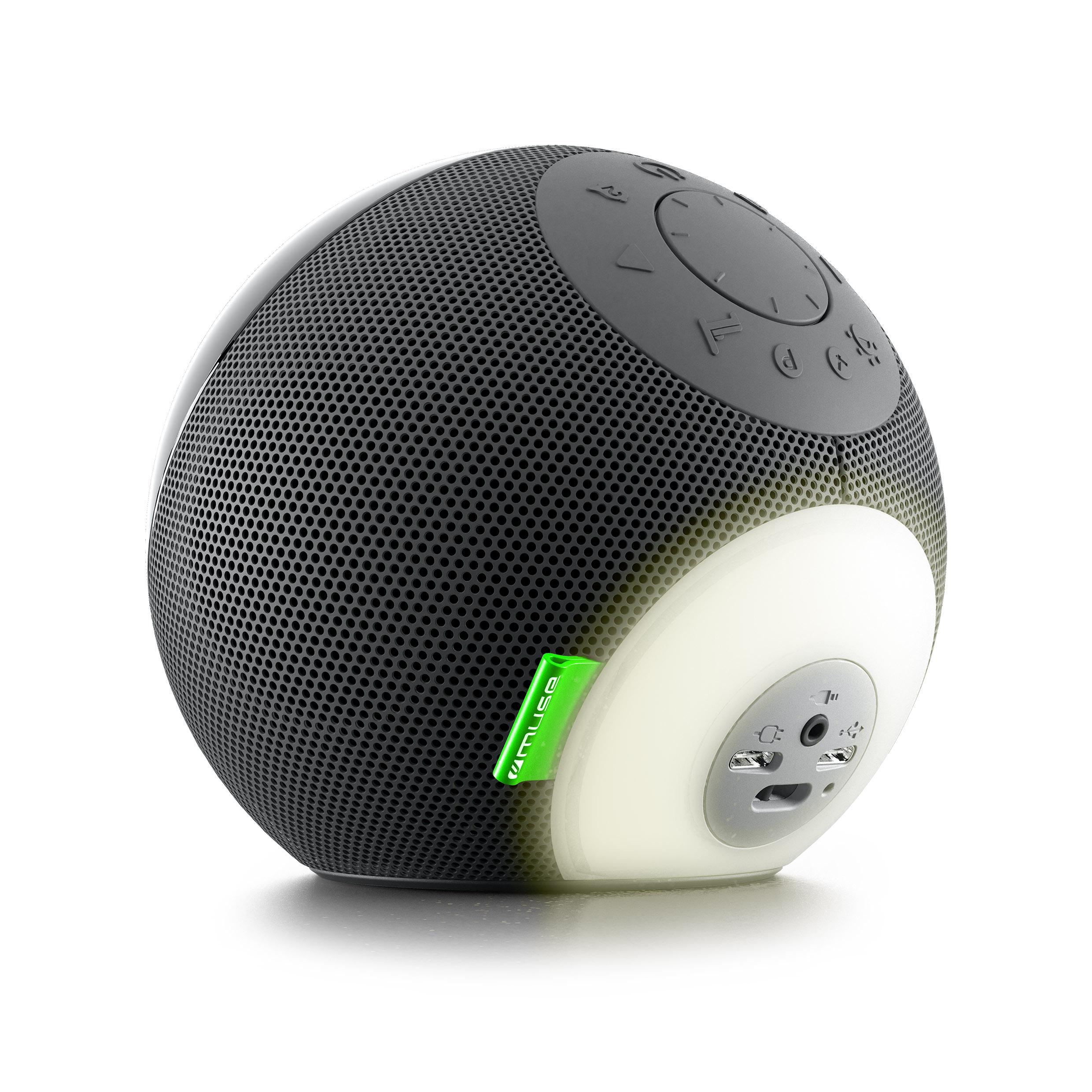 Voir la diapositive 3 : MUSE Radio Réveil M197 Bluetooth - Noir