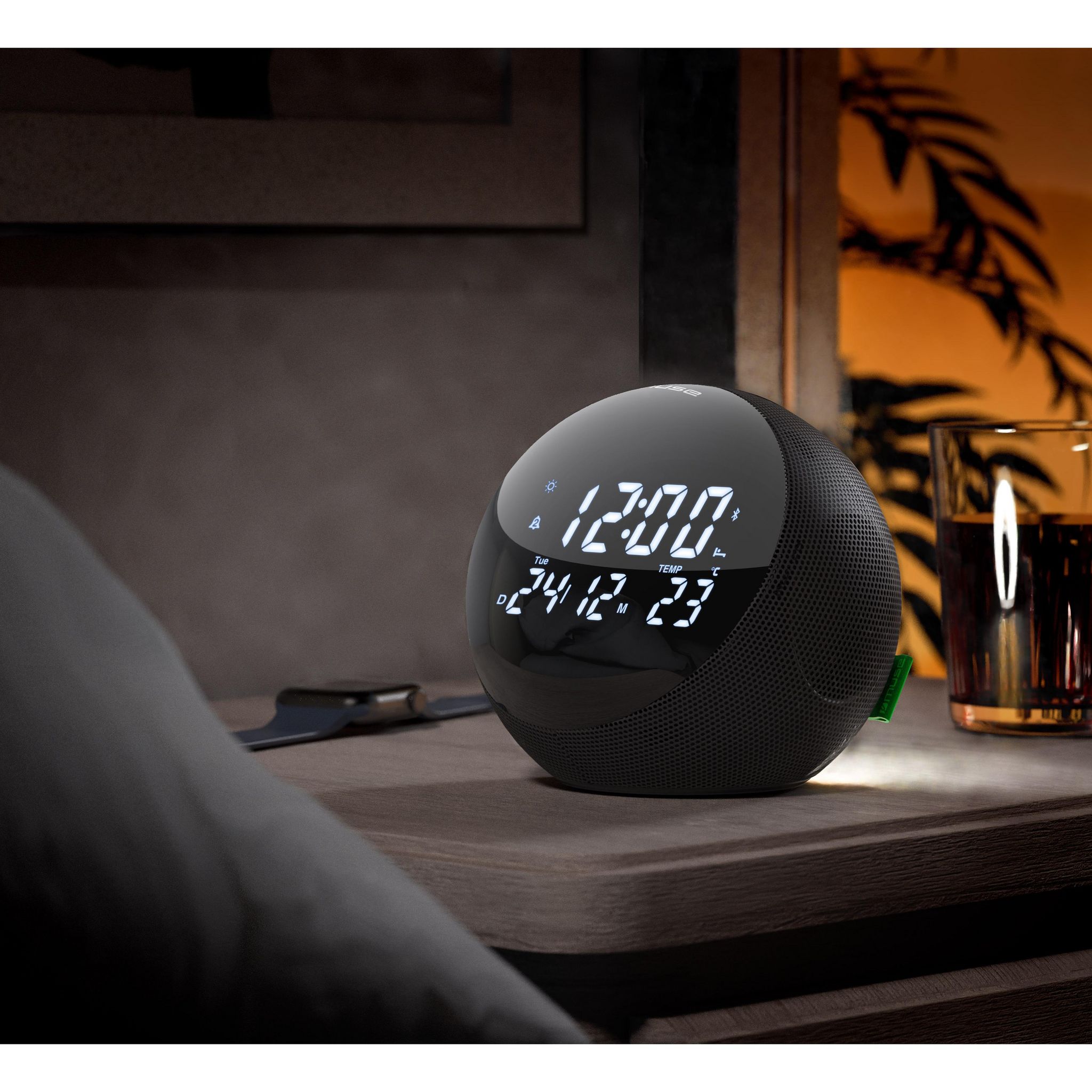 Voir la diapositive 4 : MUSE Radio Réveil M197 Bluetooth - Noir