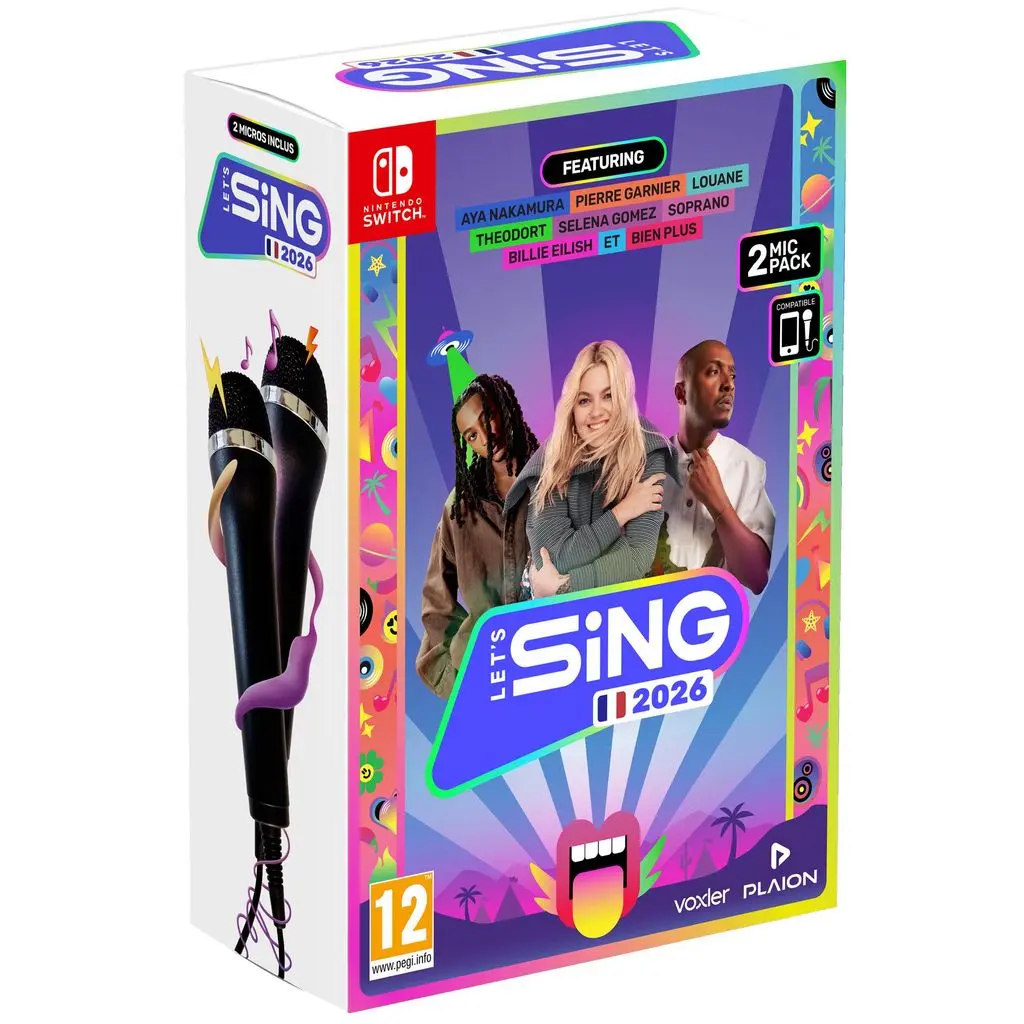 Let's Sing 2026 avec 2 micros (PS5/Switch/Xbox)