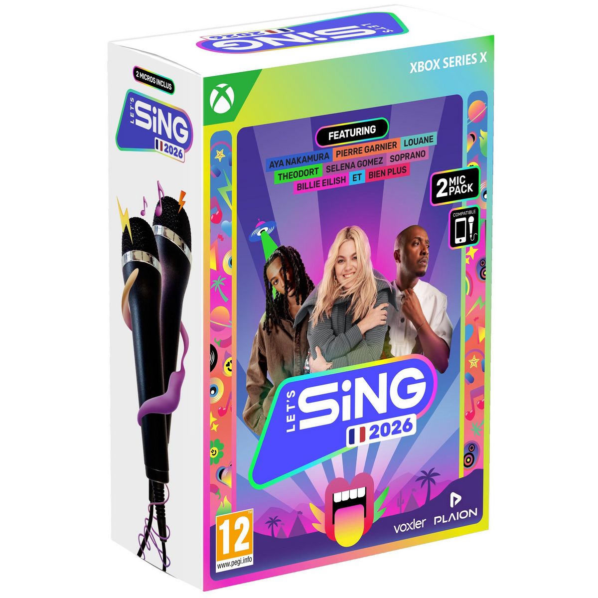 Let's Sing 2026 + 2 Micros Xbox Series X
