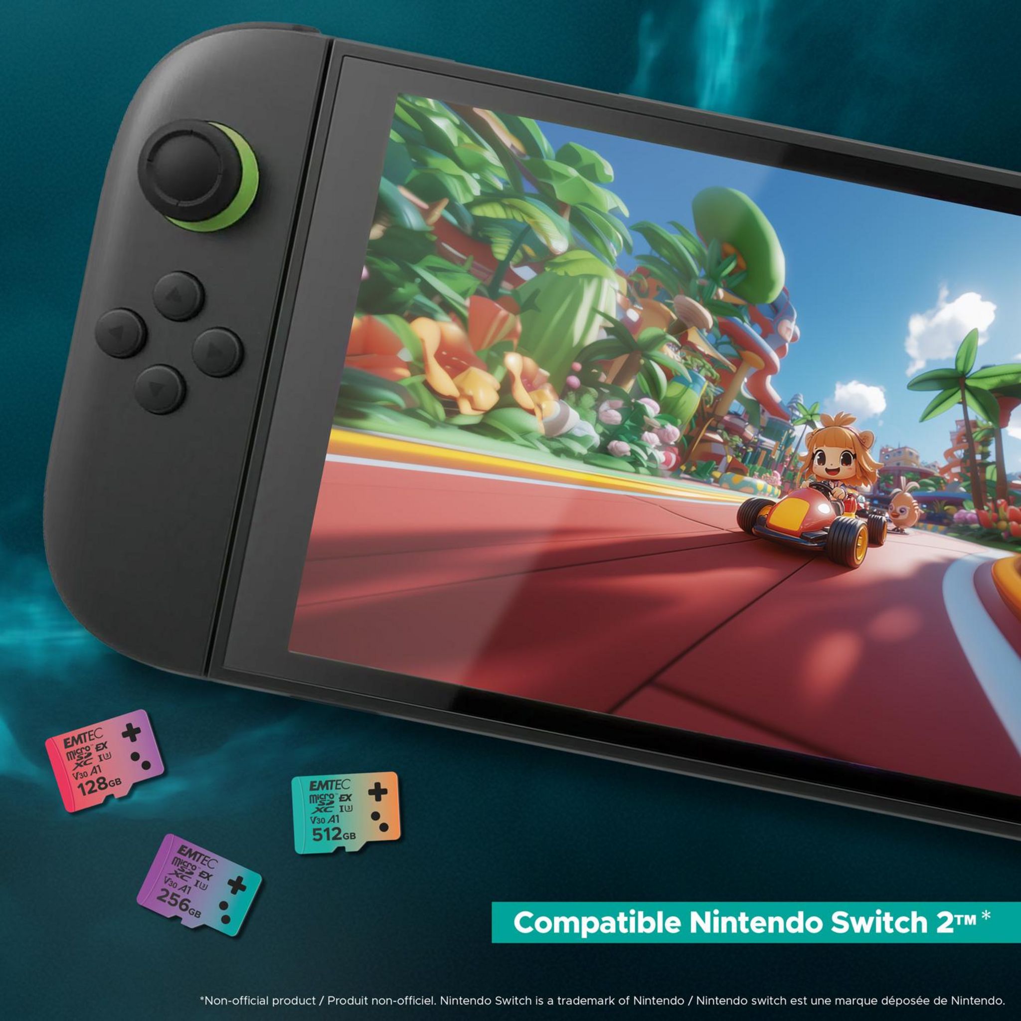 Voir la diapositive 3 : EMTEC Carte mémoire MSD 256Go UHS-I U3 V30