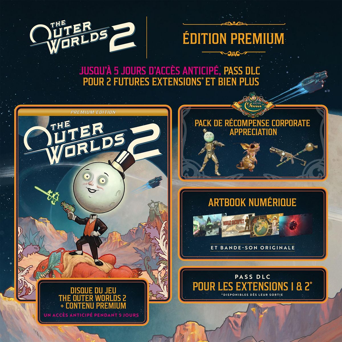 The Outer Worlds 2 Premium Edition - Code De Téléchargement Xbox Series X