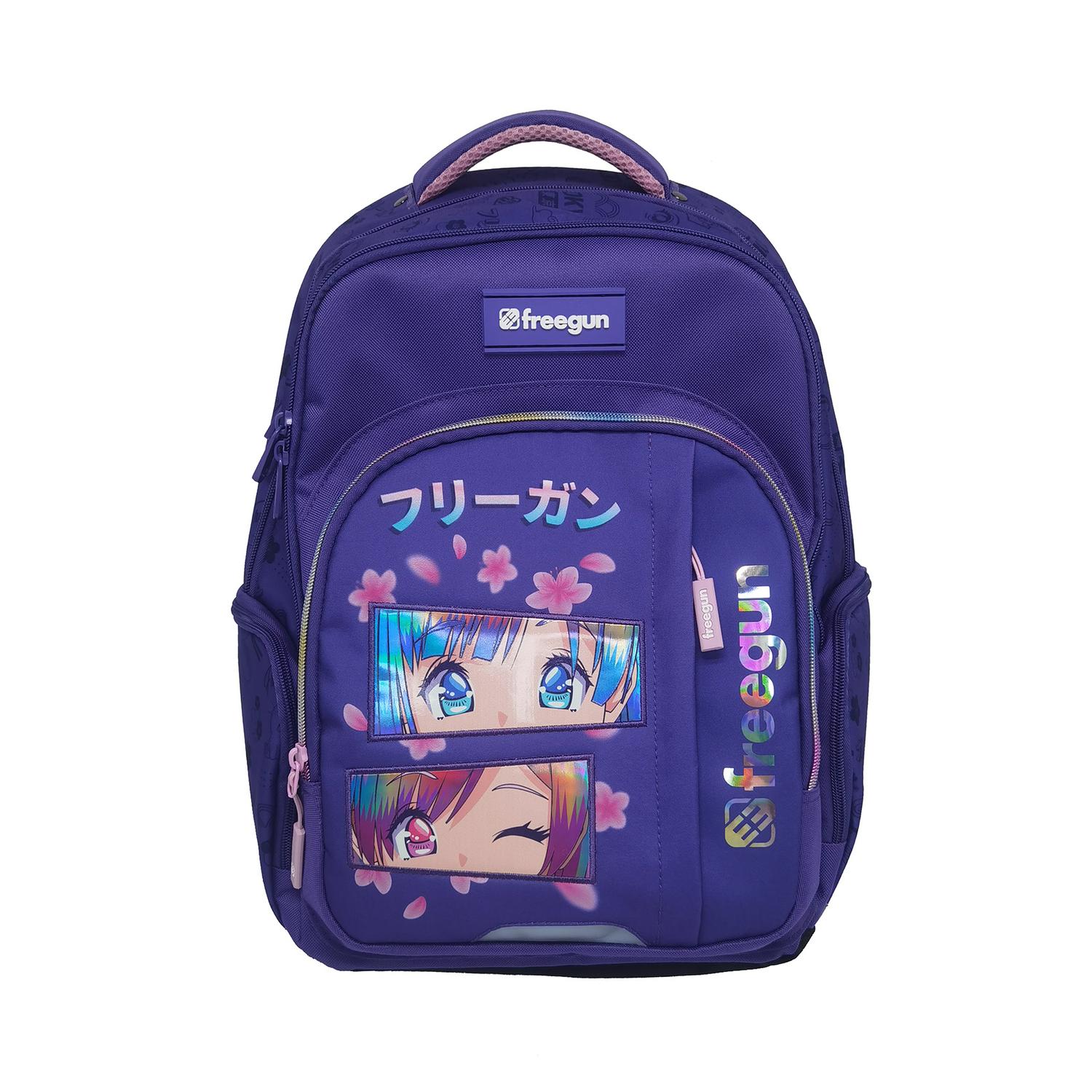 TEXTISS Sac à Dos 2 compartiments Freegun Manga Girl