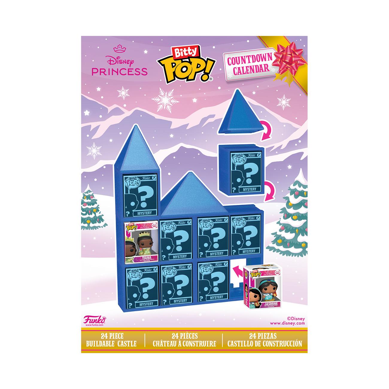 Voir la diapositive 4 : FUNKO Calendrier de l'Avent Bitty POP Princess Disney