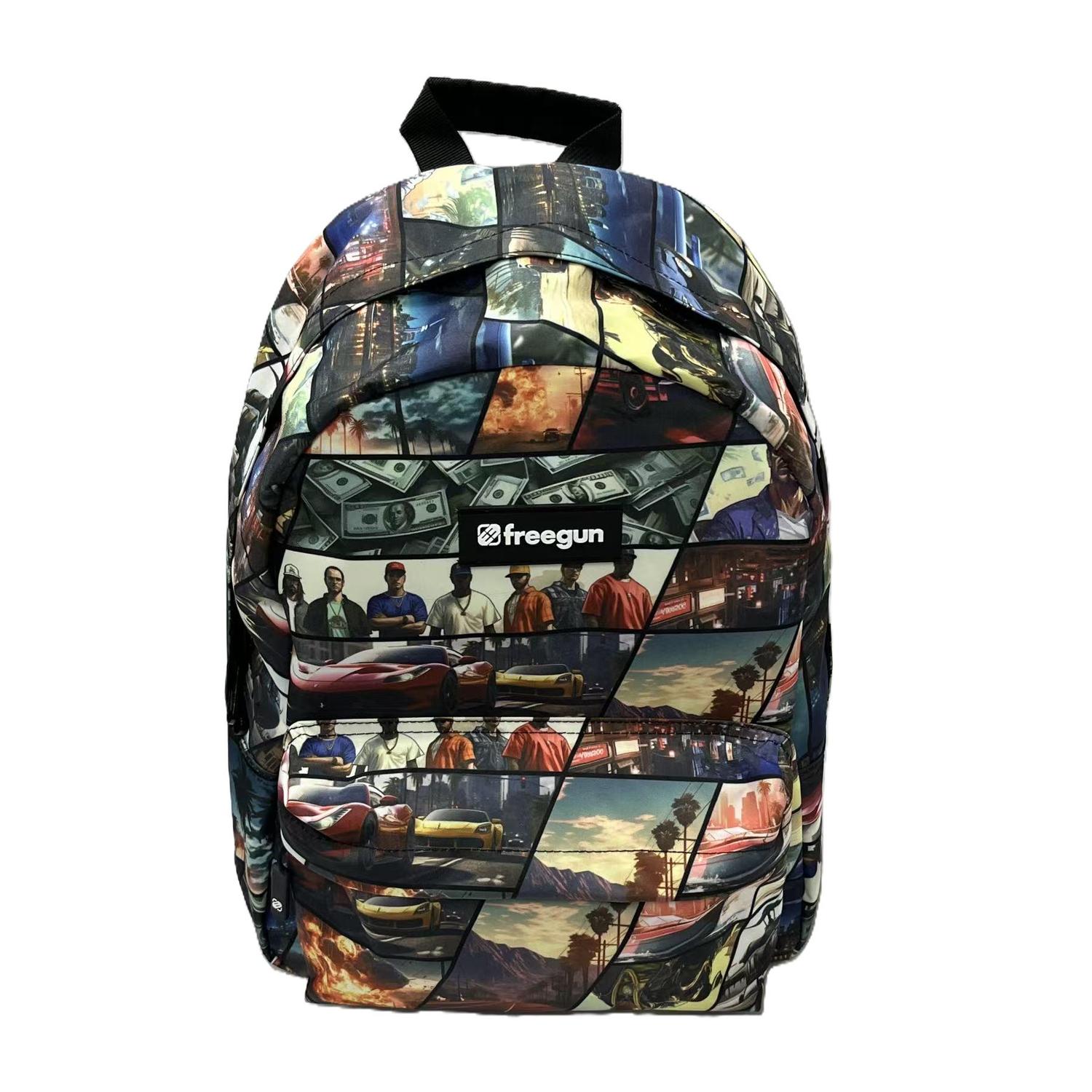 TEXTISS Sac à Dos 1 compartiment Freegun Game
