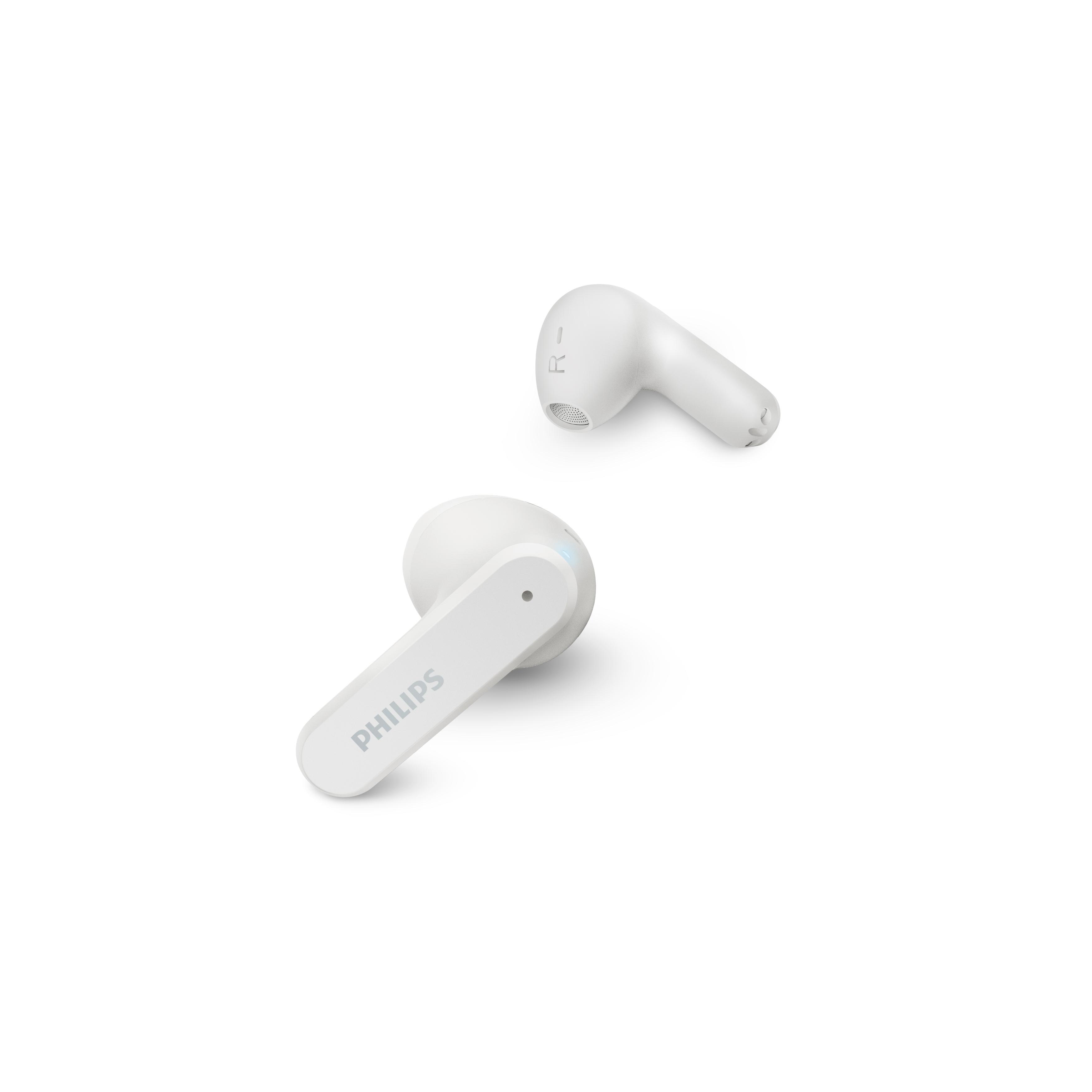 Voir la diapositive 2 : PHILIPS Écouteurs TWS SI TAT 2139 - Blanc