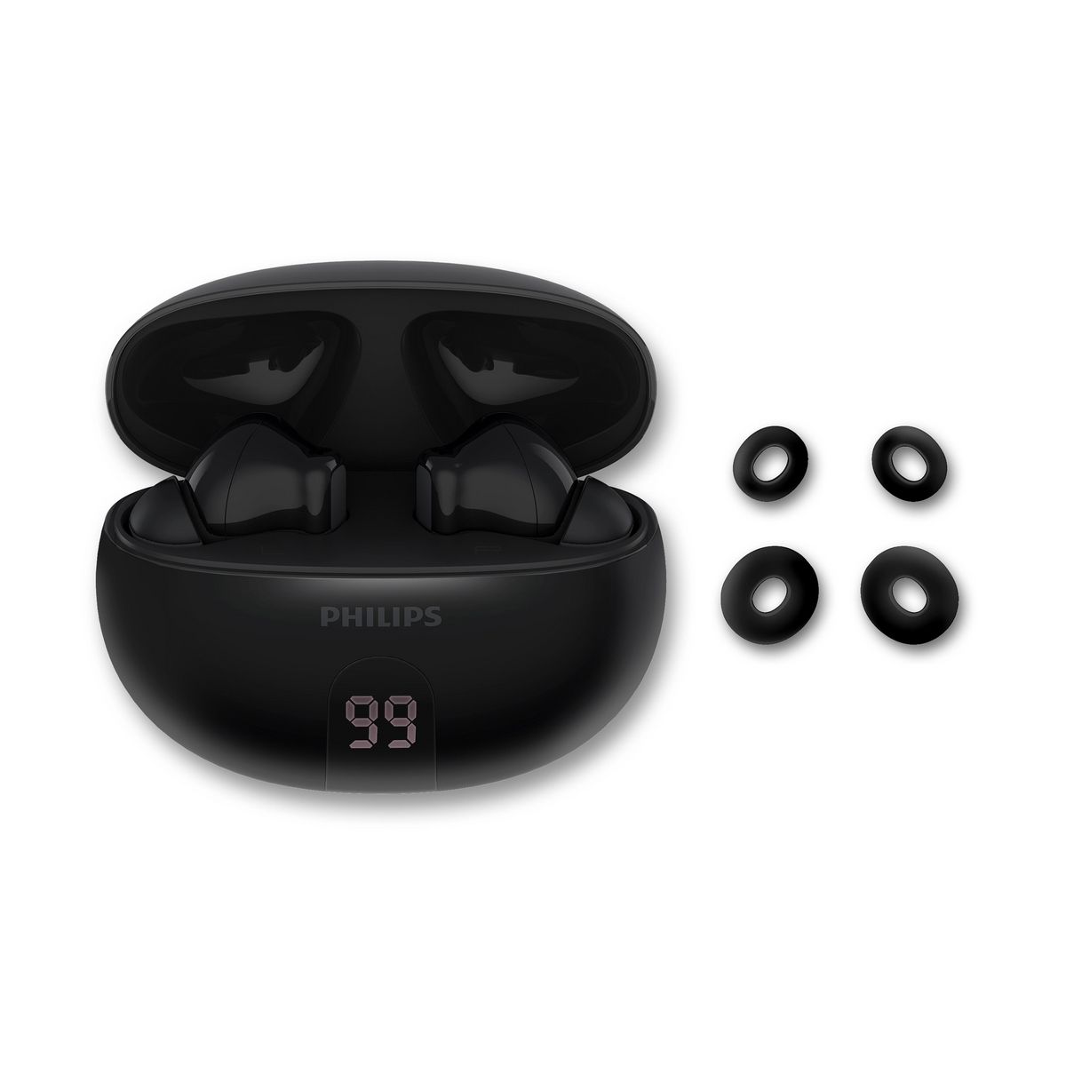 PHILIPS Écouteurs TAT2520 ANC - Noir