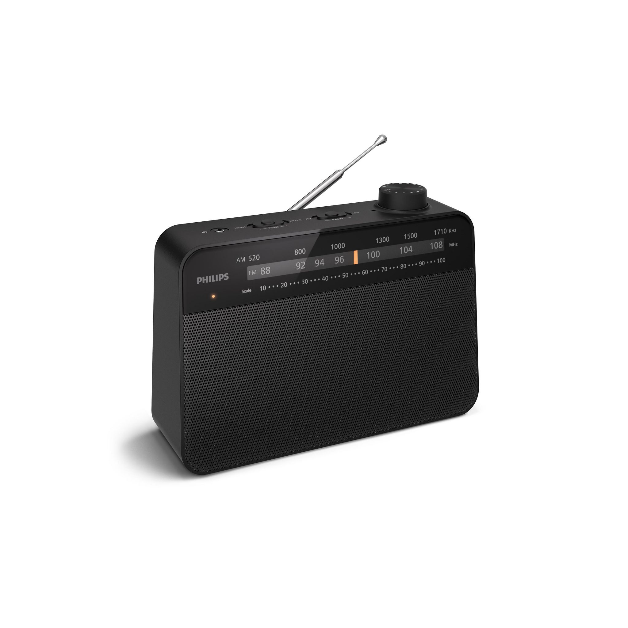 Voir la diapositive 6 : PHILIPS Radio portable FM et MW TAR2509 - Noir