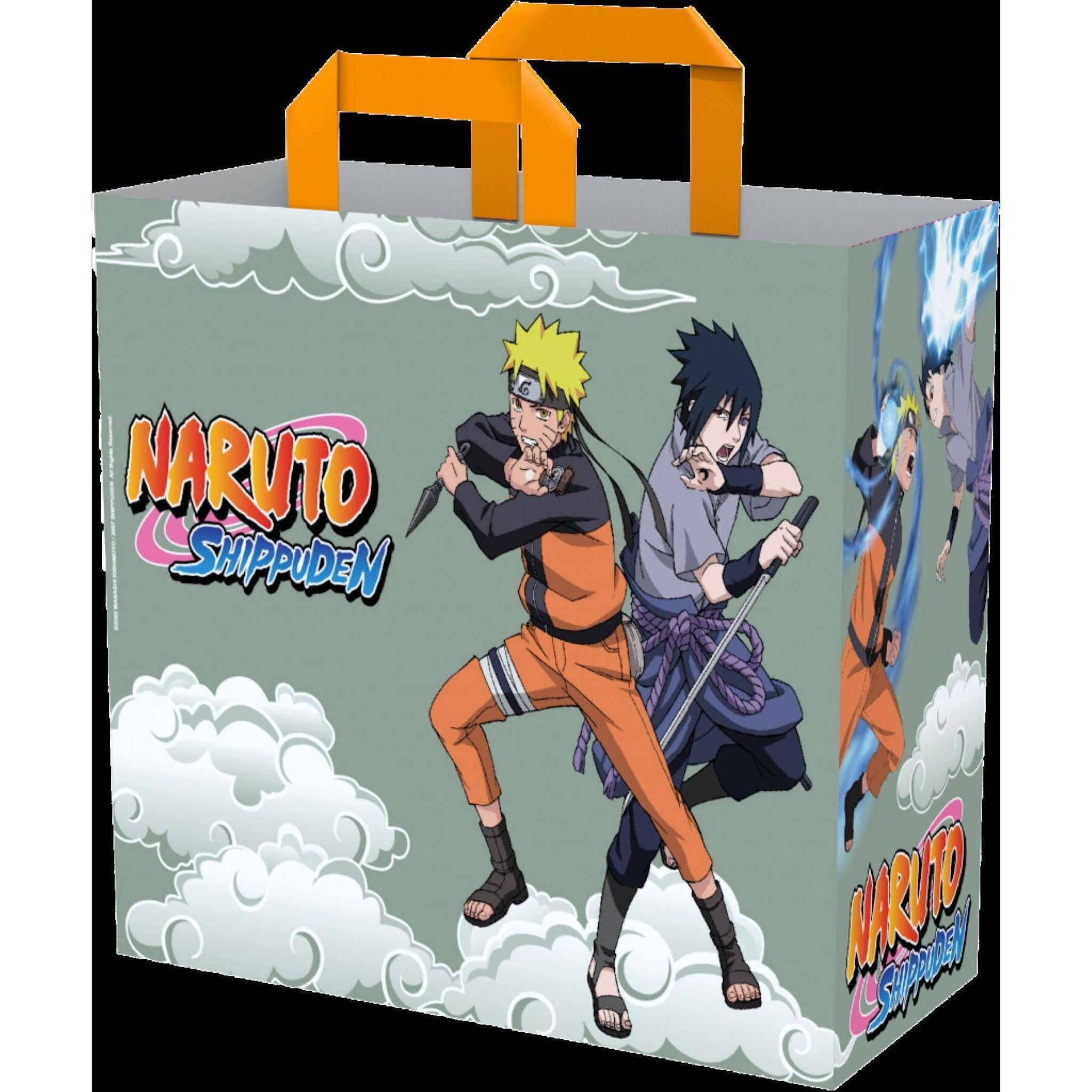 KONIX Sac cabas gris Naruto Shippuden