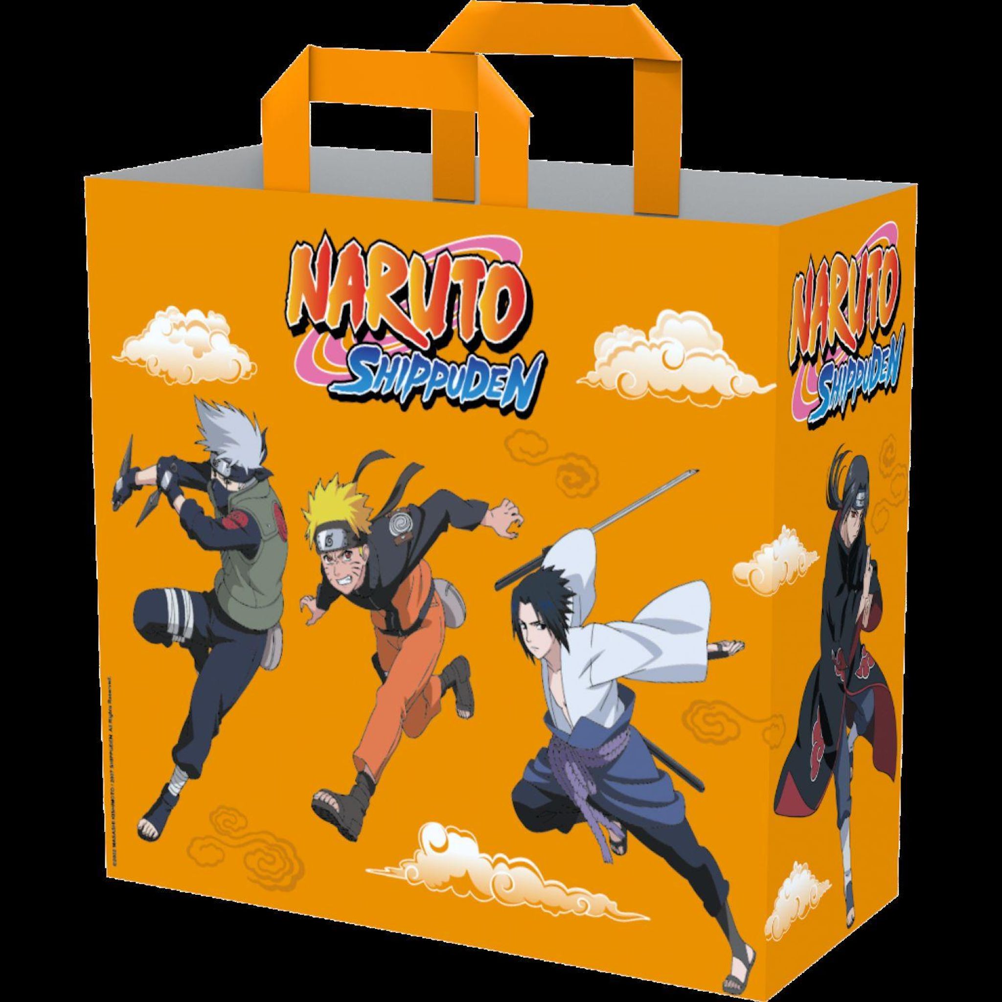 KONIX Sac cabas orange Naruto Shippuden