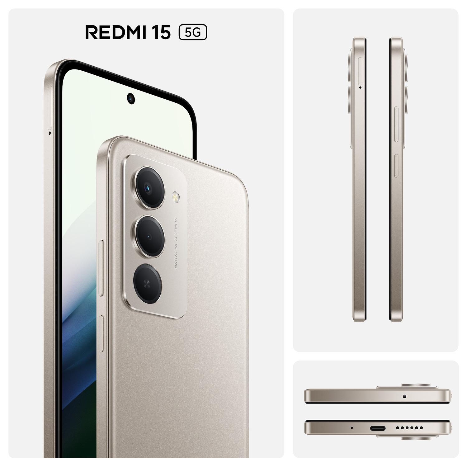 Voir la diapositive 2 : XIAOMI Redmi 15 5G 256Go - Gris