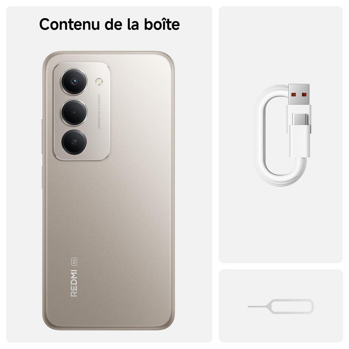 XIAOMI Redmi 15 5G 256Go - Gris