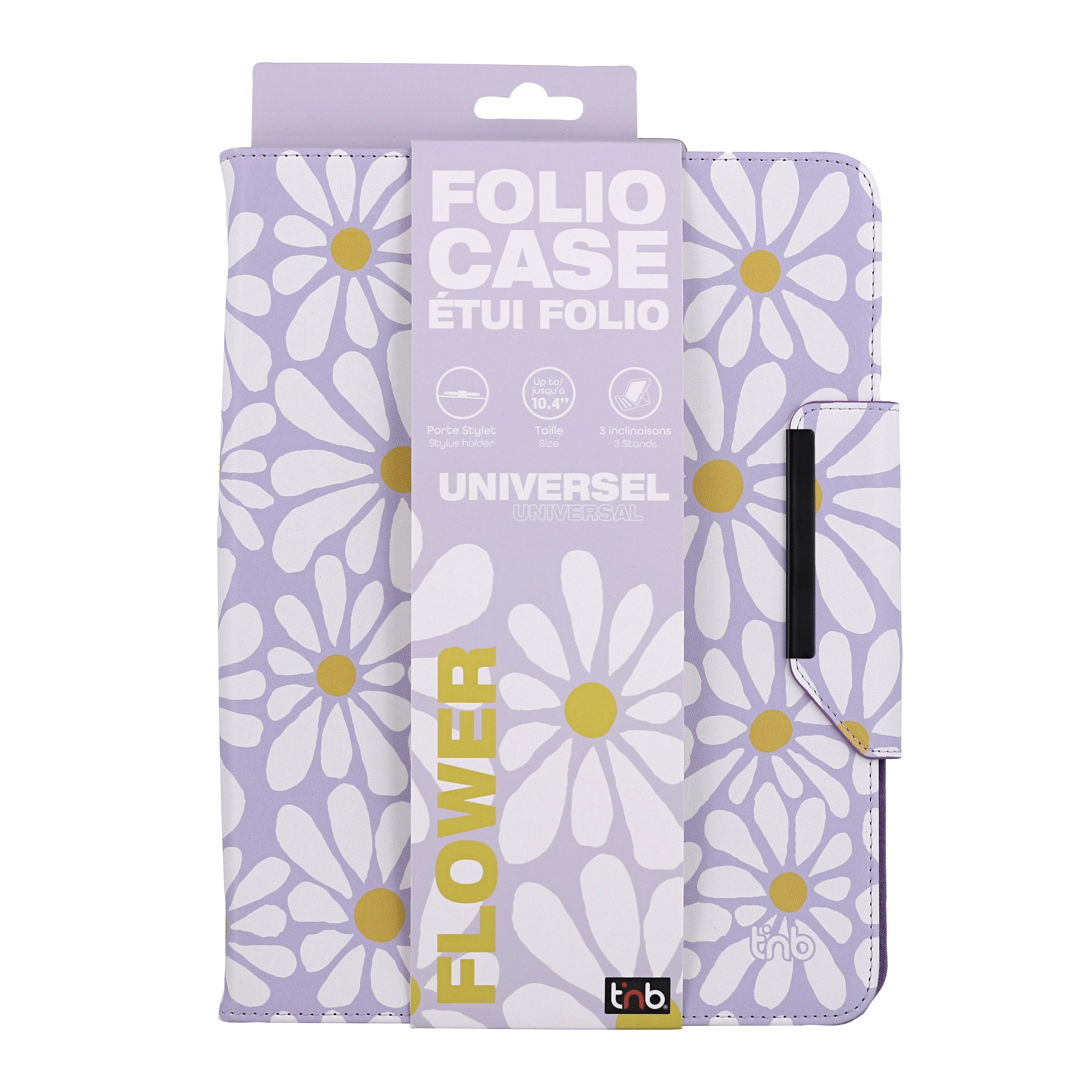 Voir la diapositive 12 : TNB Étui FLOWERS pour tablette 10 pouces